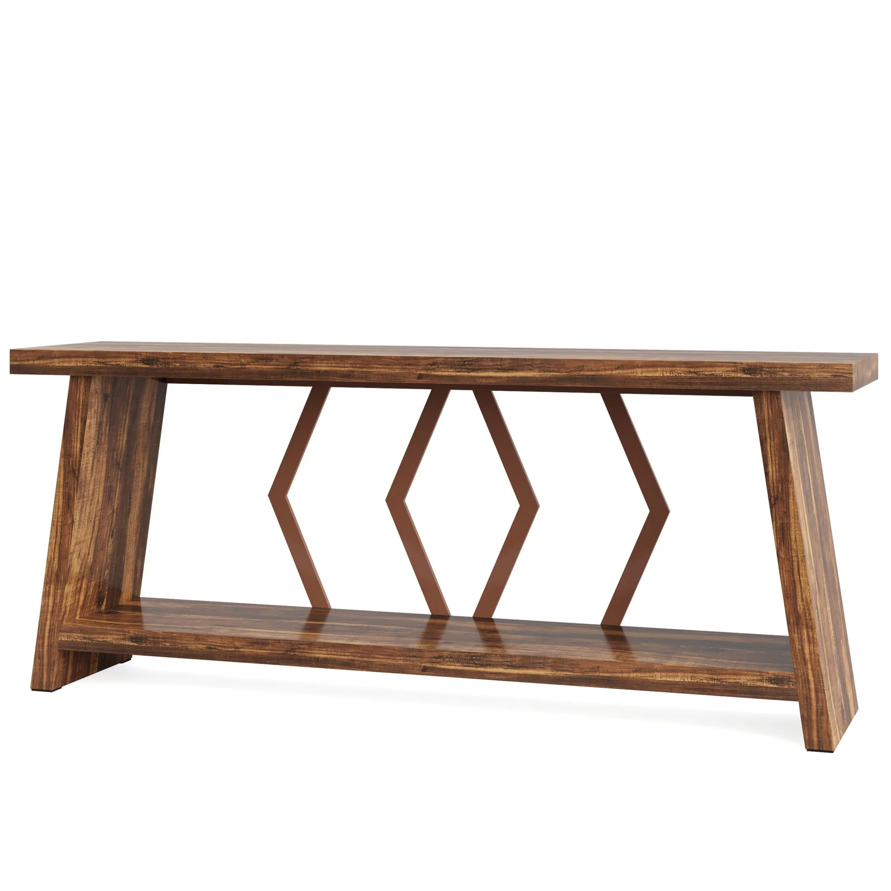 70.86-Inch Console Sofa Table with Storage for Entryway Living Room - Image 9