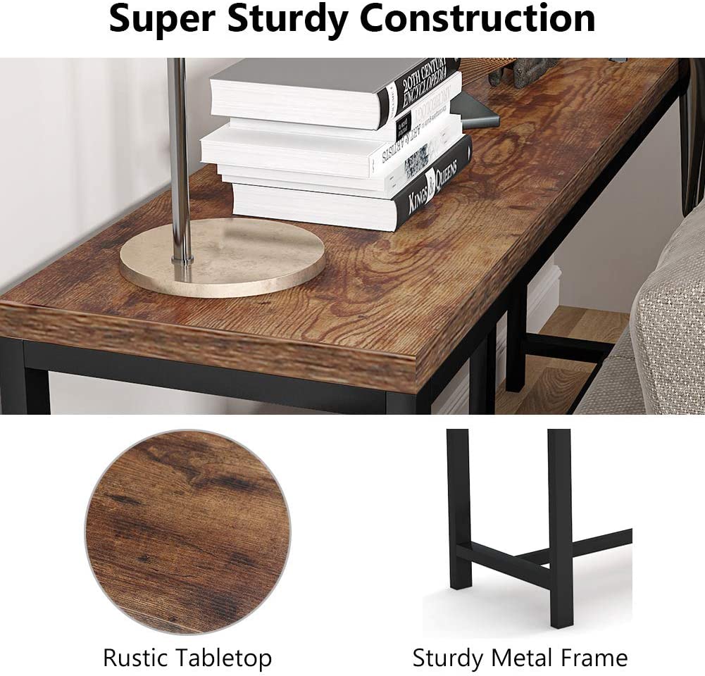 Narrow Console Table, 70.9" Extra Long Sofa Table Hallway Table - Image 6