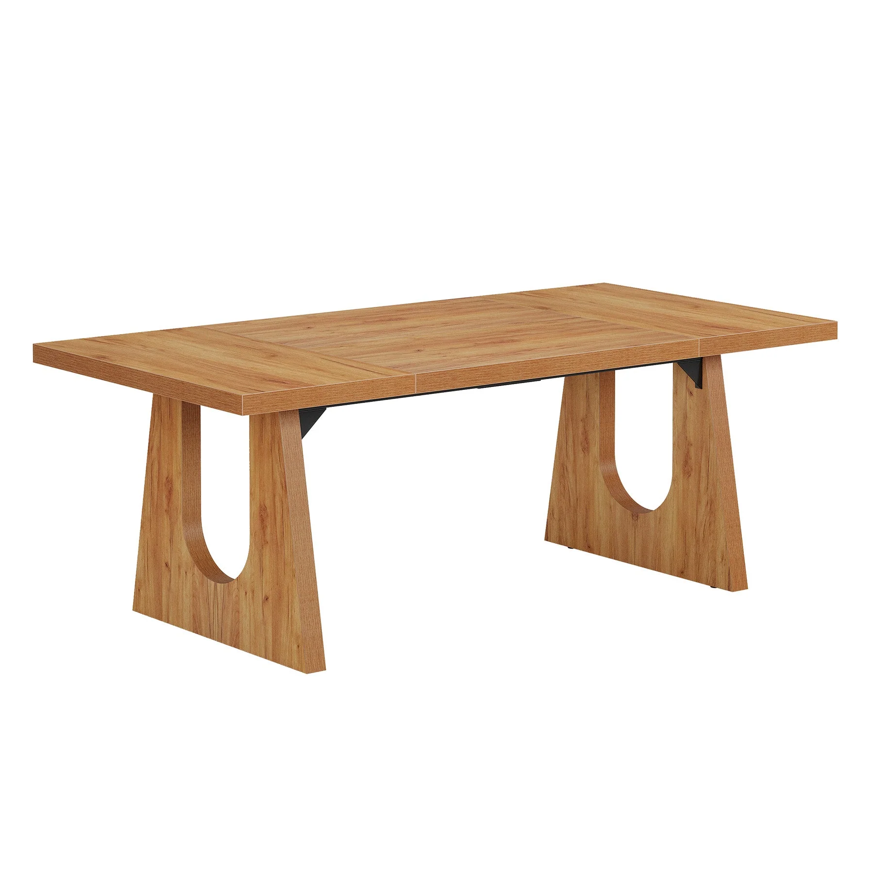 Wood Dining Table, 70" Rectangular Kitchen Table for 6-8 People - Image 10