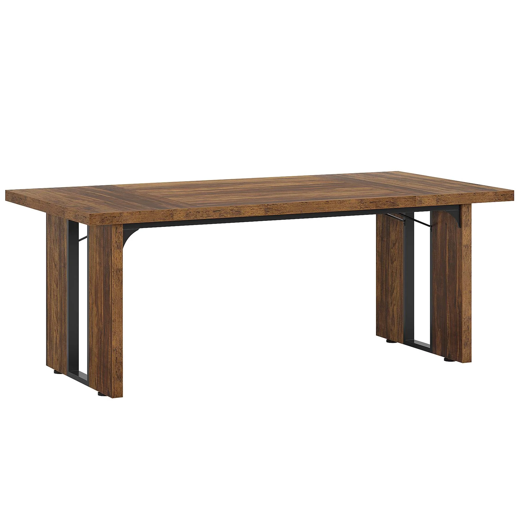 Rectangular Dining Table, 71" Farmhouse Breakfast Table for 6 to 8 People - Image 19