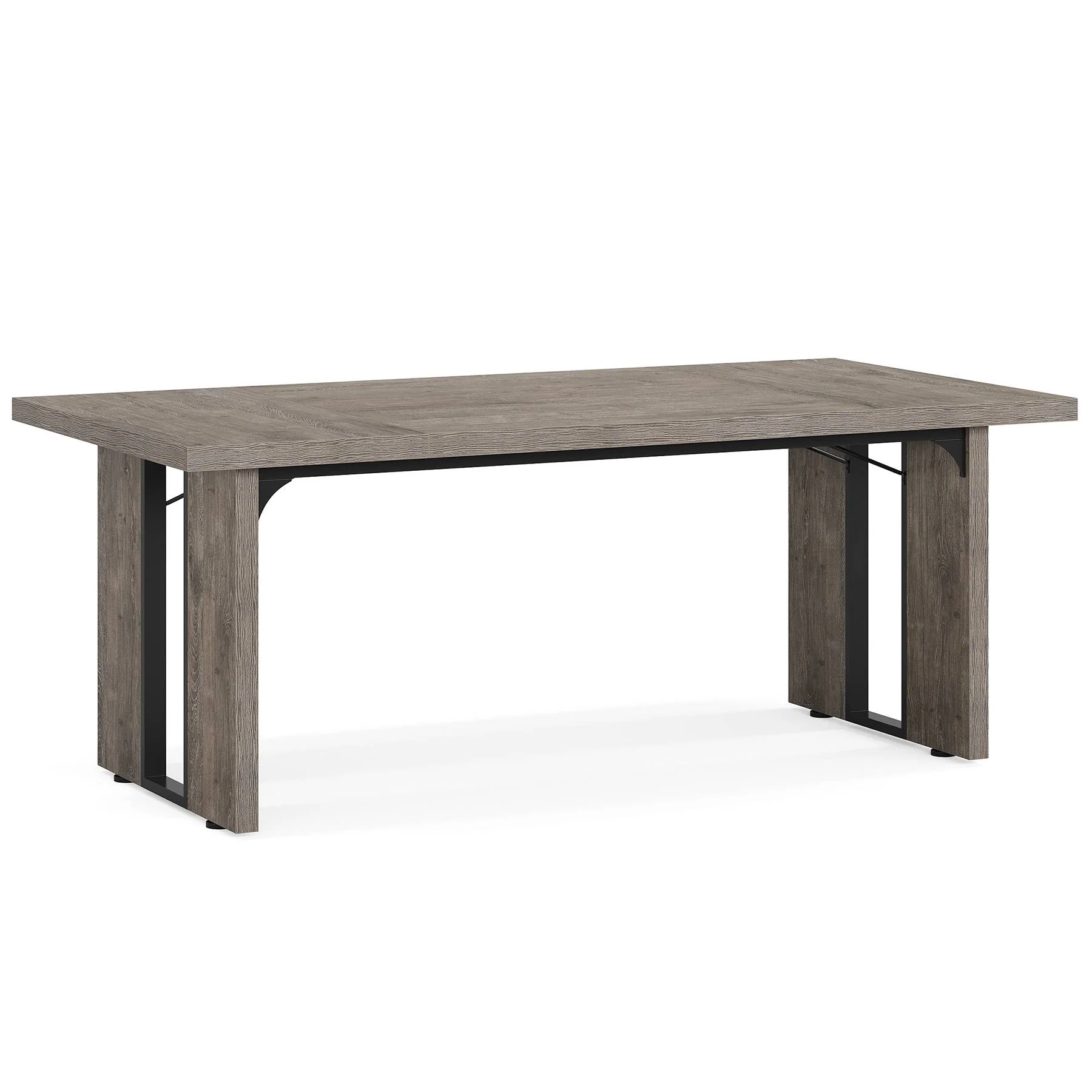Rectangular Dining Table, 71" Farmhouse Breakfast Table for 6 to 8 People - Image 16