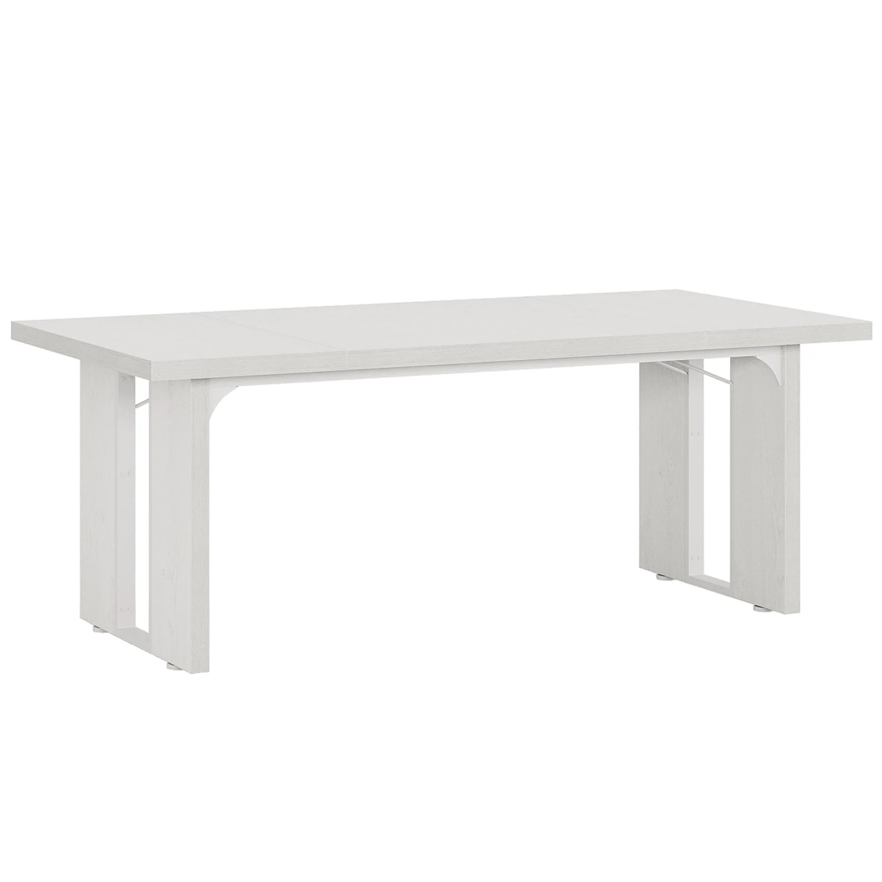 Rectangular Dining Table, 71" Farmhouse Breakfast Table for 6 to 8 People - Image 18