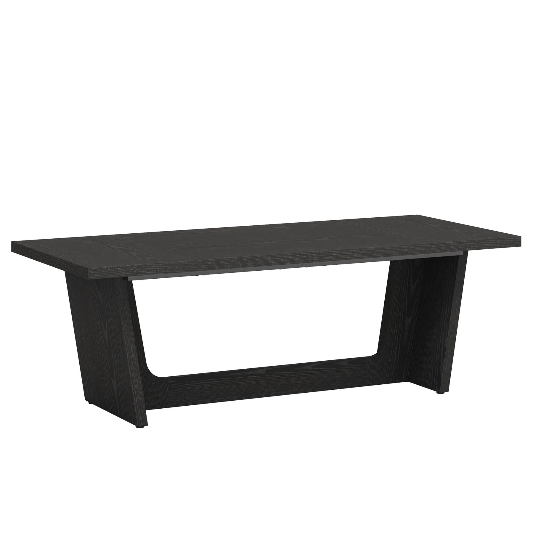 70.87" Rustic Brown Dining Table, Large Farmhouse Rectangular Table with Solid Pedestal Base - Image 23