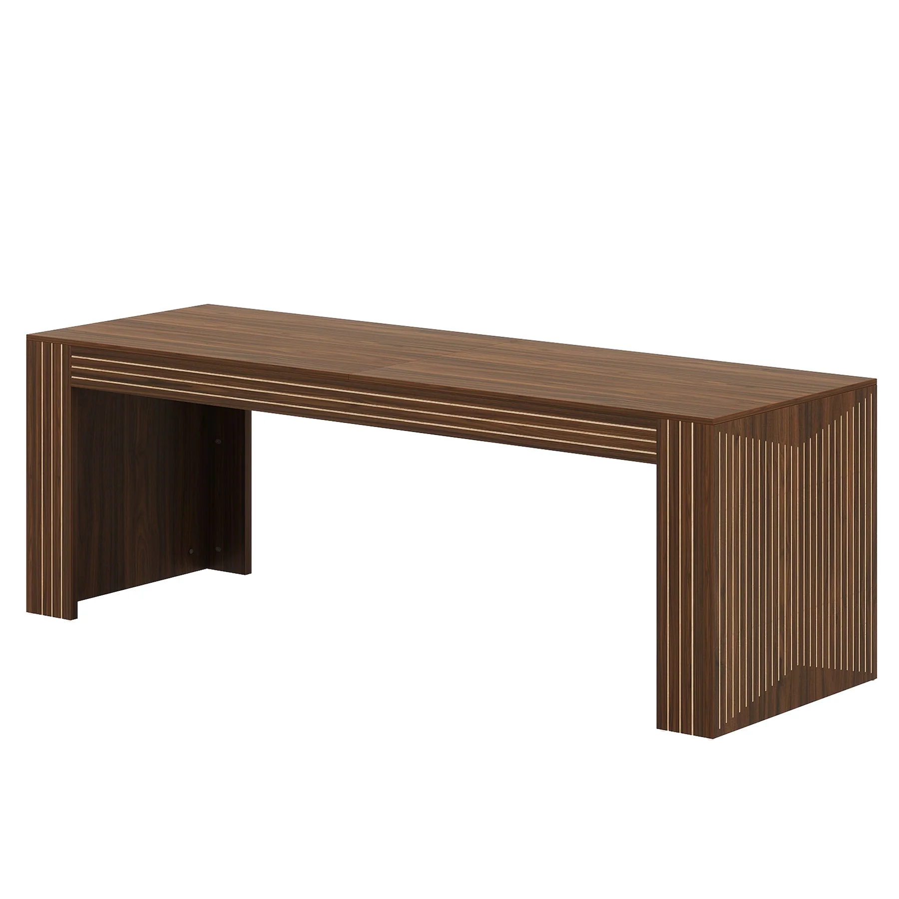 78.7" Rectangular Dining Table, Farmhouse Kitchen Dinner Table for 6-8 - Image 13