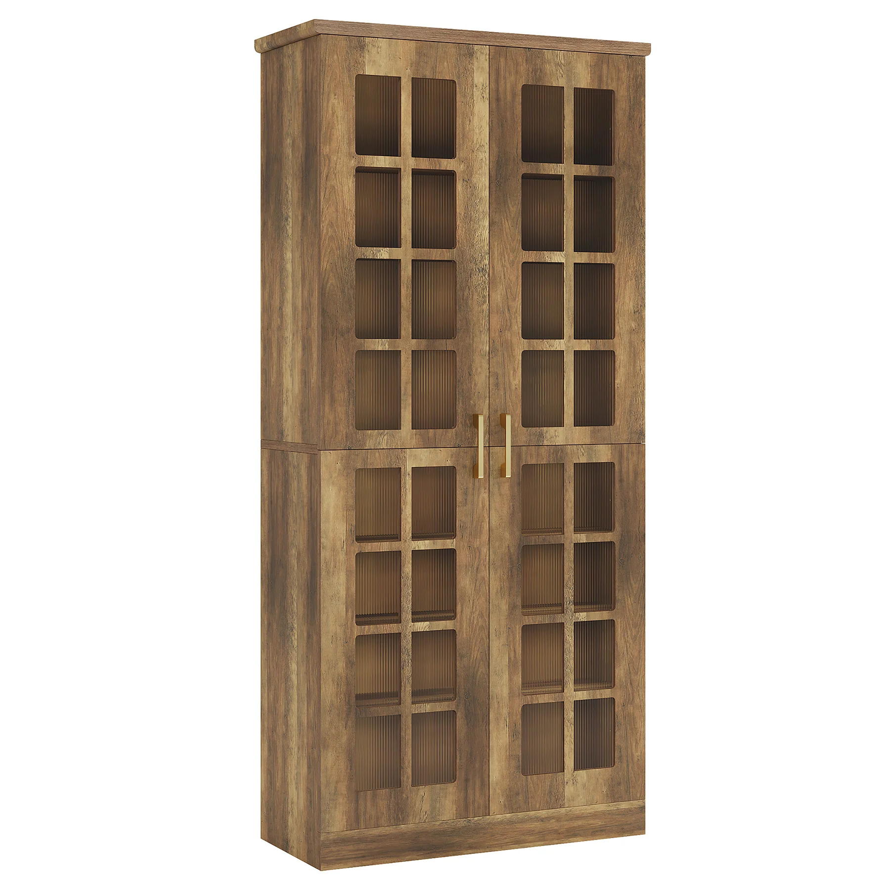 Modern Shoe Cabinet, 8-Tier Shoe Storage Racks With Adjustable Shelves - Image 11