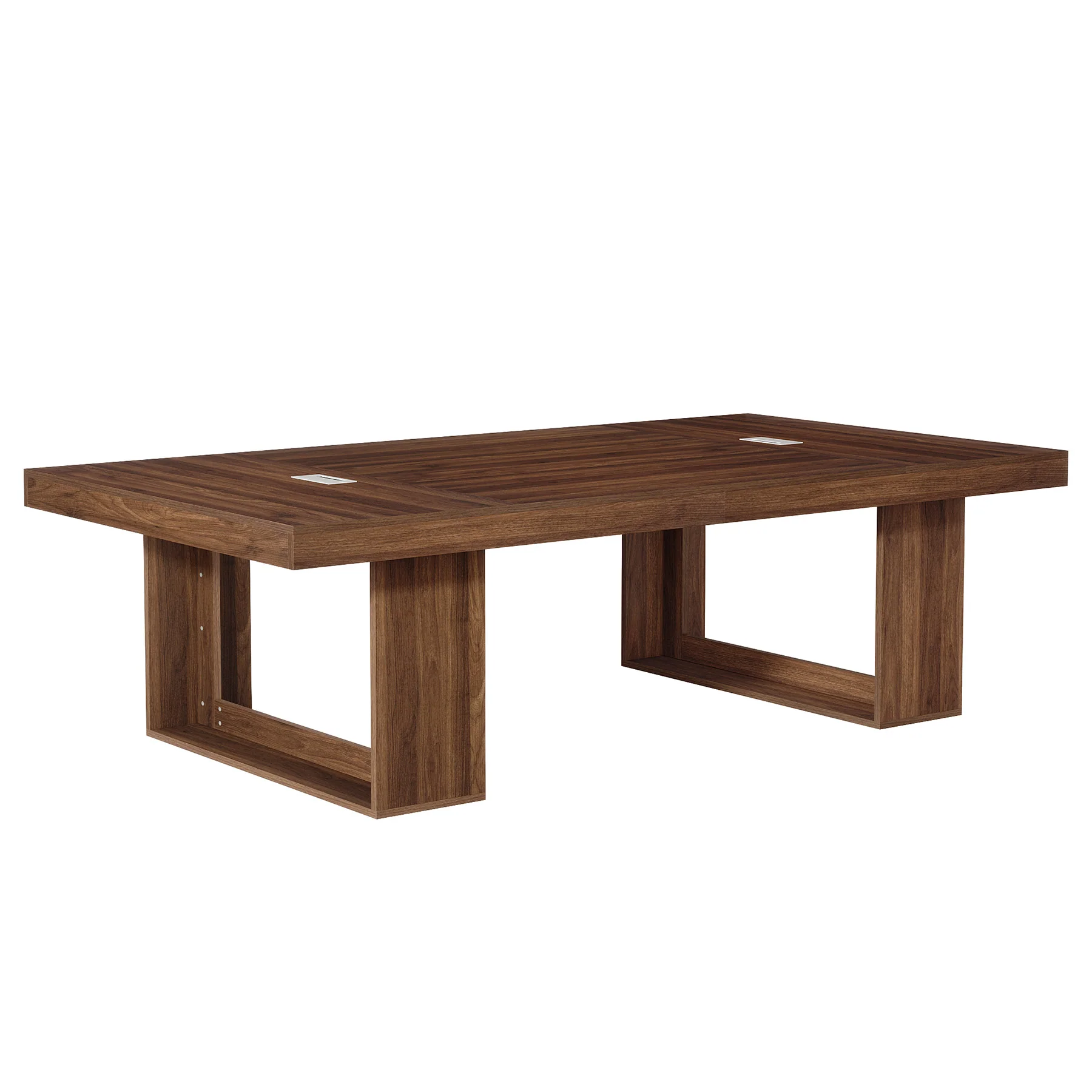 8FT Conference Table, 94.5" Meeting Table with 2 Cable Grommet for 8-10 - Image 10