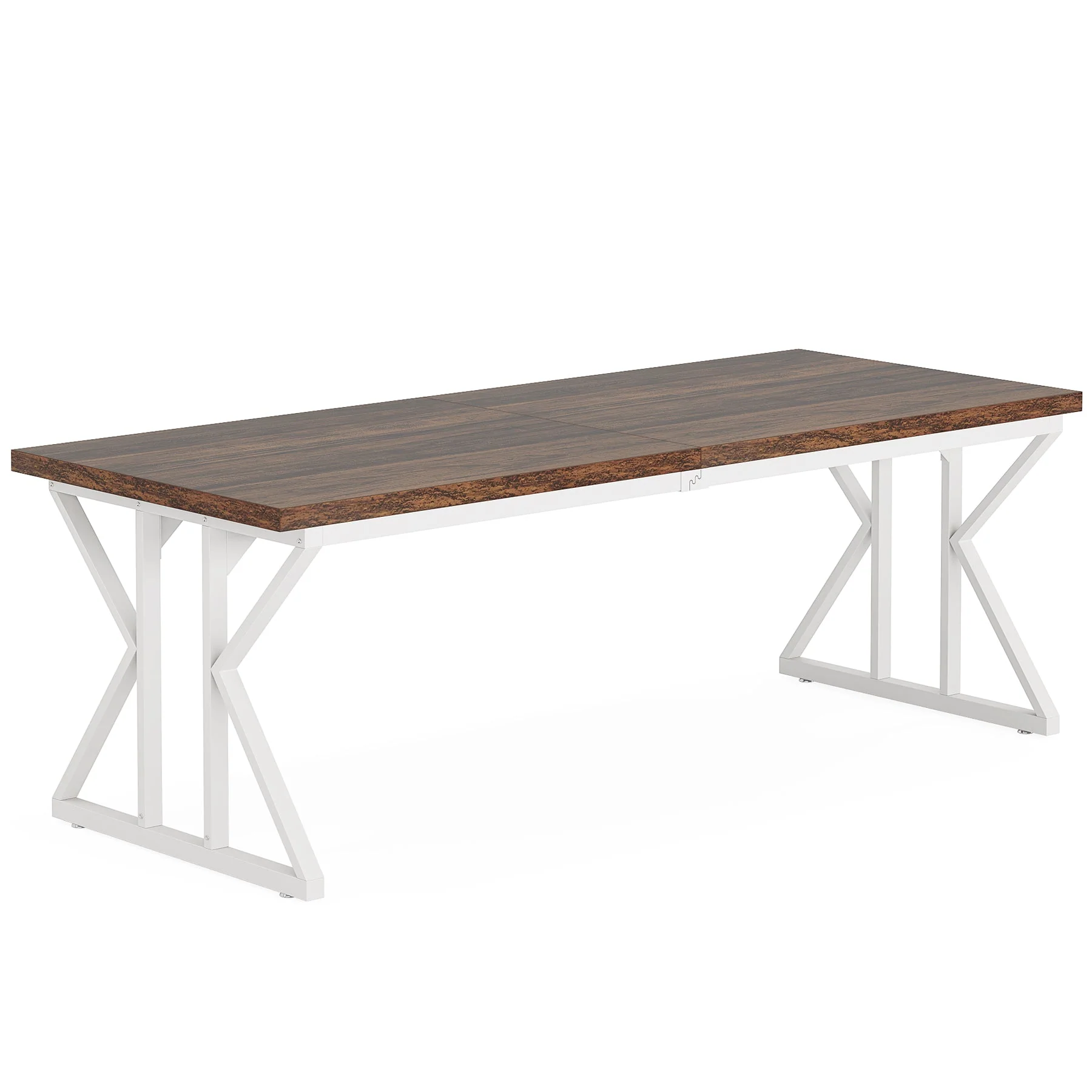 78.7" Executive Desk, Large Computer Desk Two Person Desk for Home Office - Image 10