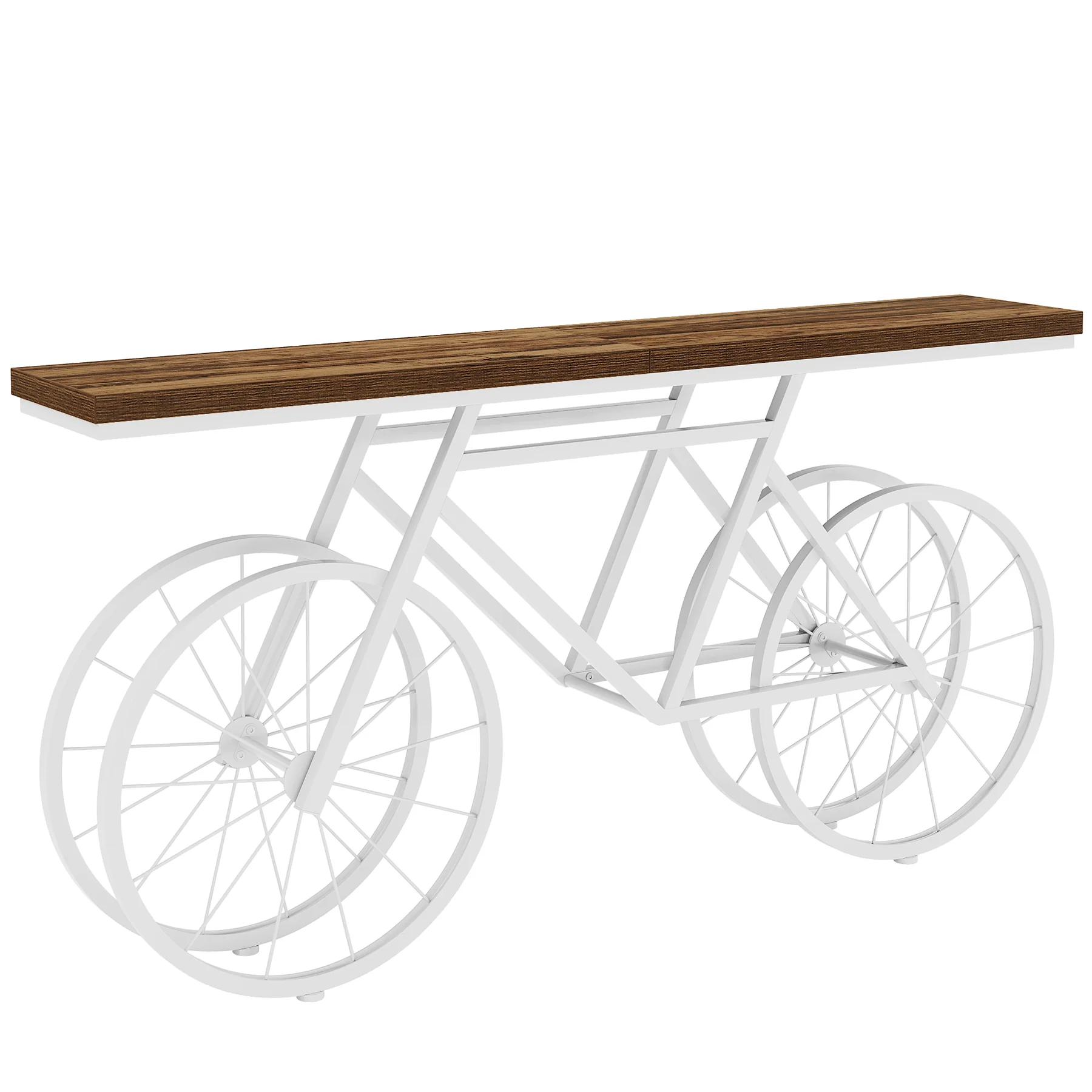70.9" Bike Console Table, Extra Long Bicycle Tables - Image 9