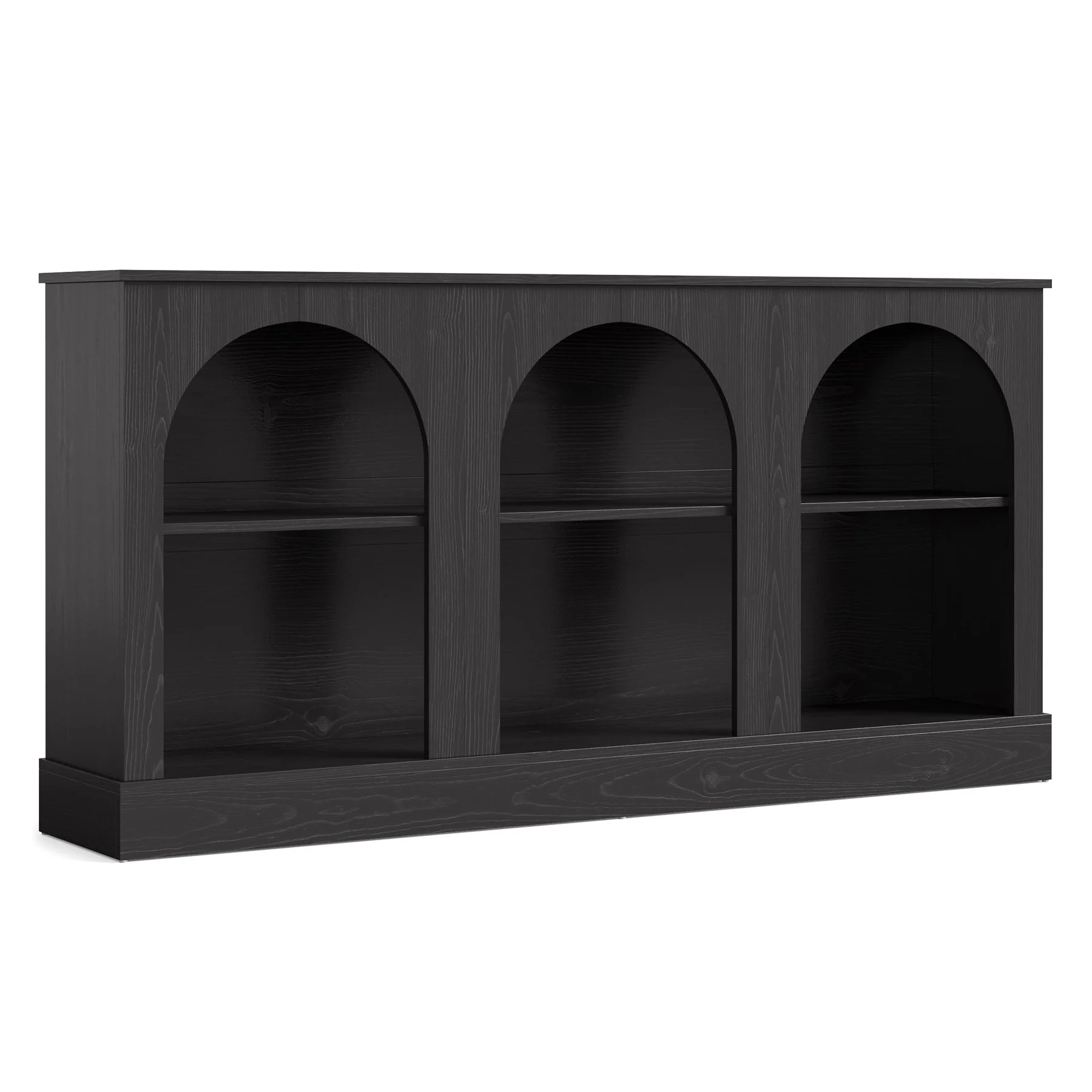 63" Console Table, Farmhouse Entryway Table with 3 Tier Storage - Image 10