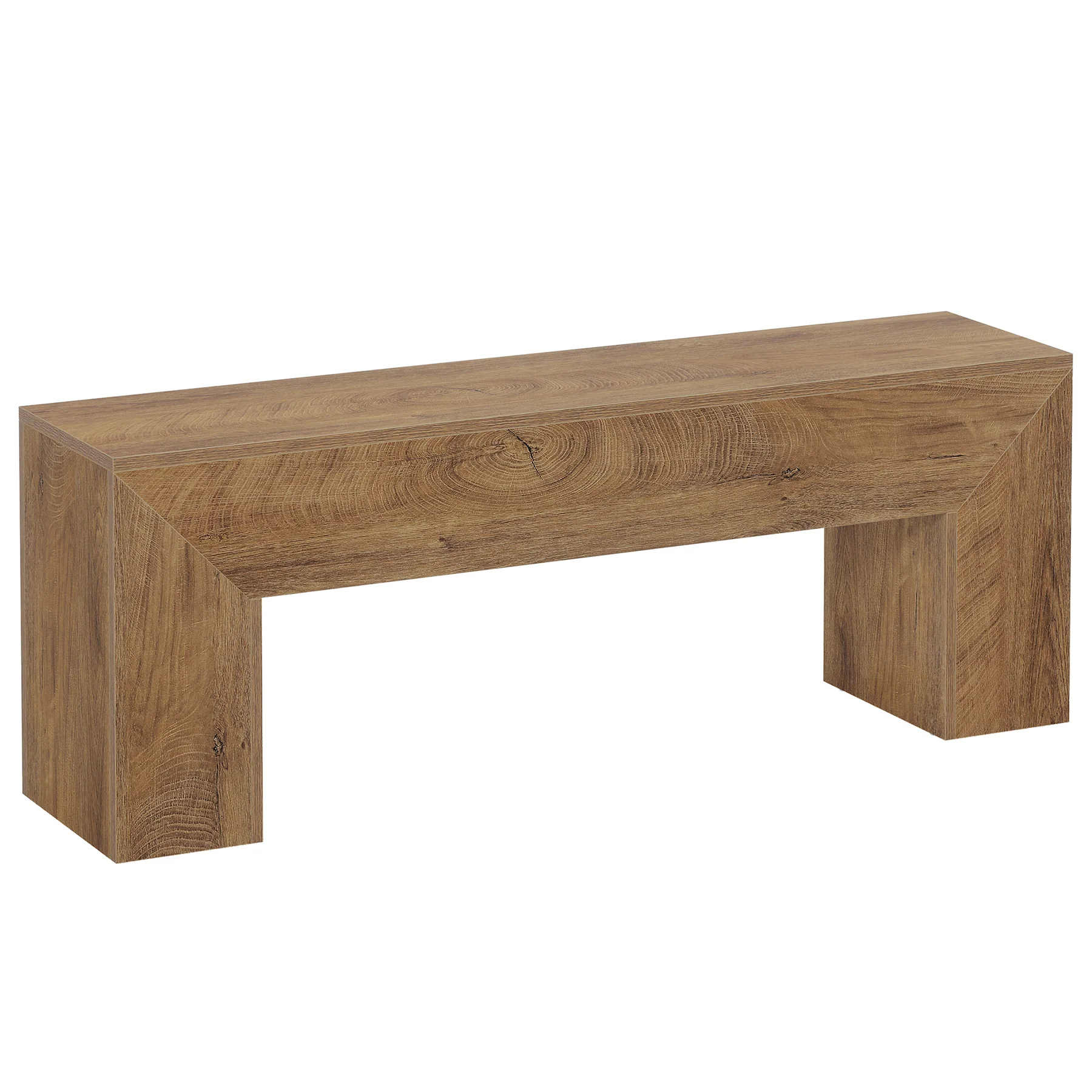 47" Dining Bench, Farmhouse Entryway Bench End of Bed Bench - Image 12