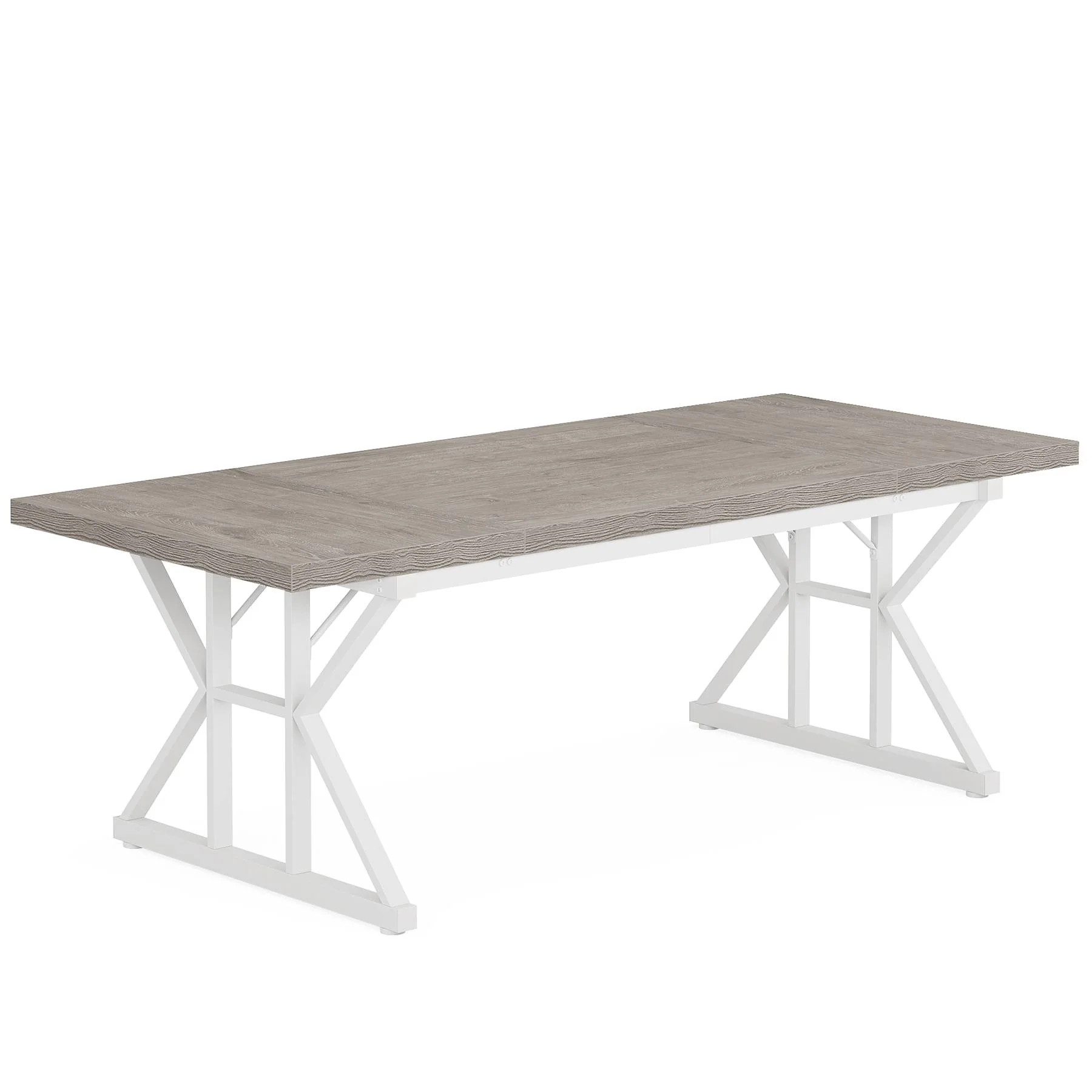 Rectangular Dining Table, Farmhouse 70.8" Kitchen Table for 6 People - Image 10