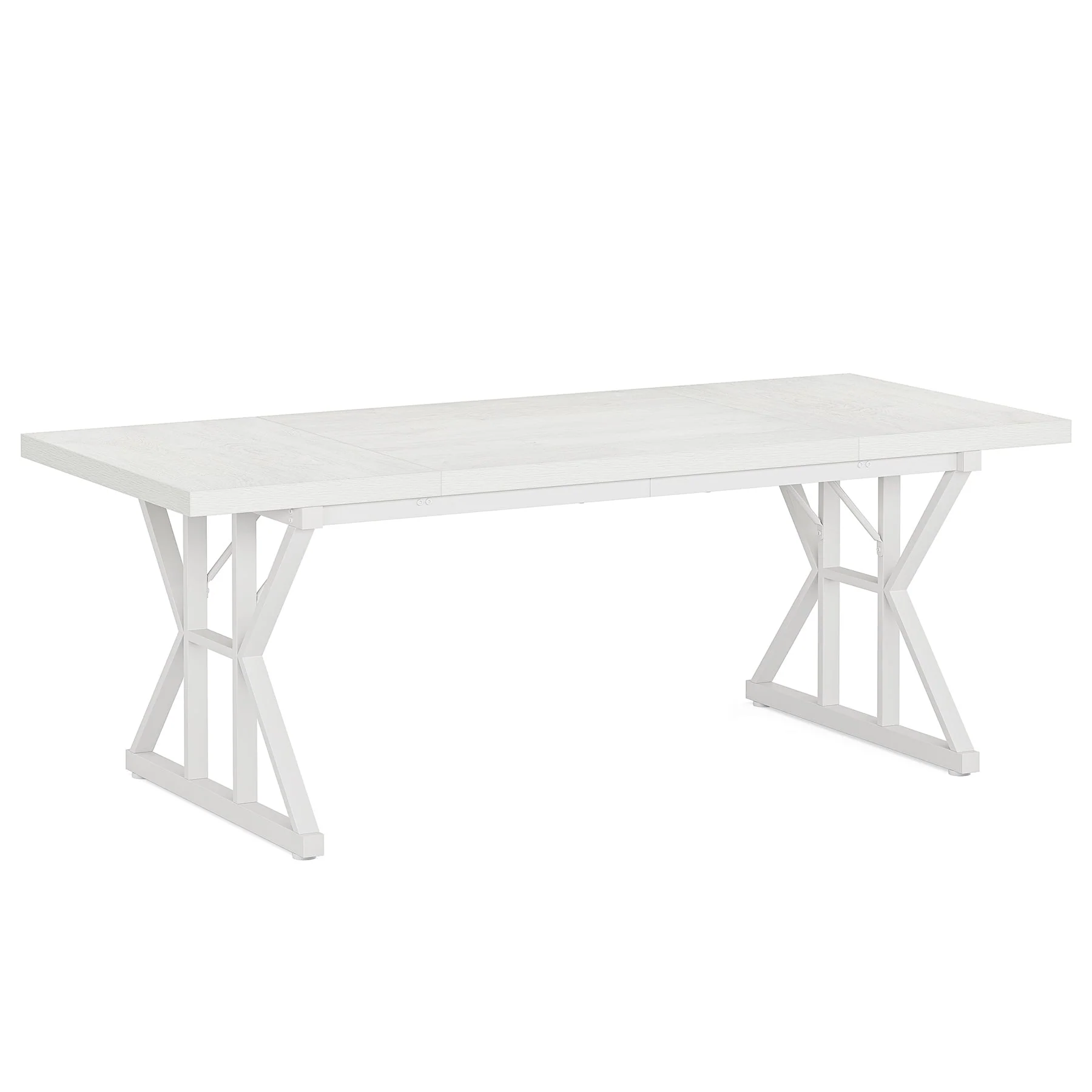 Rectangular Dining Table, Farmhouse 70.8" Kitchen Table for 6 People - Image 14
