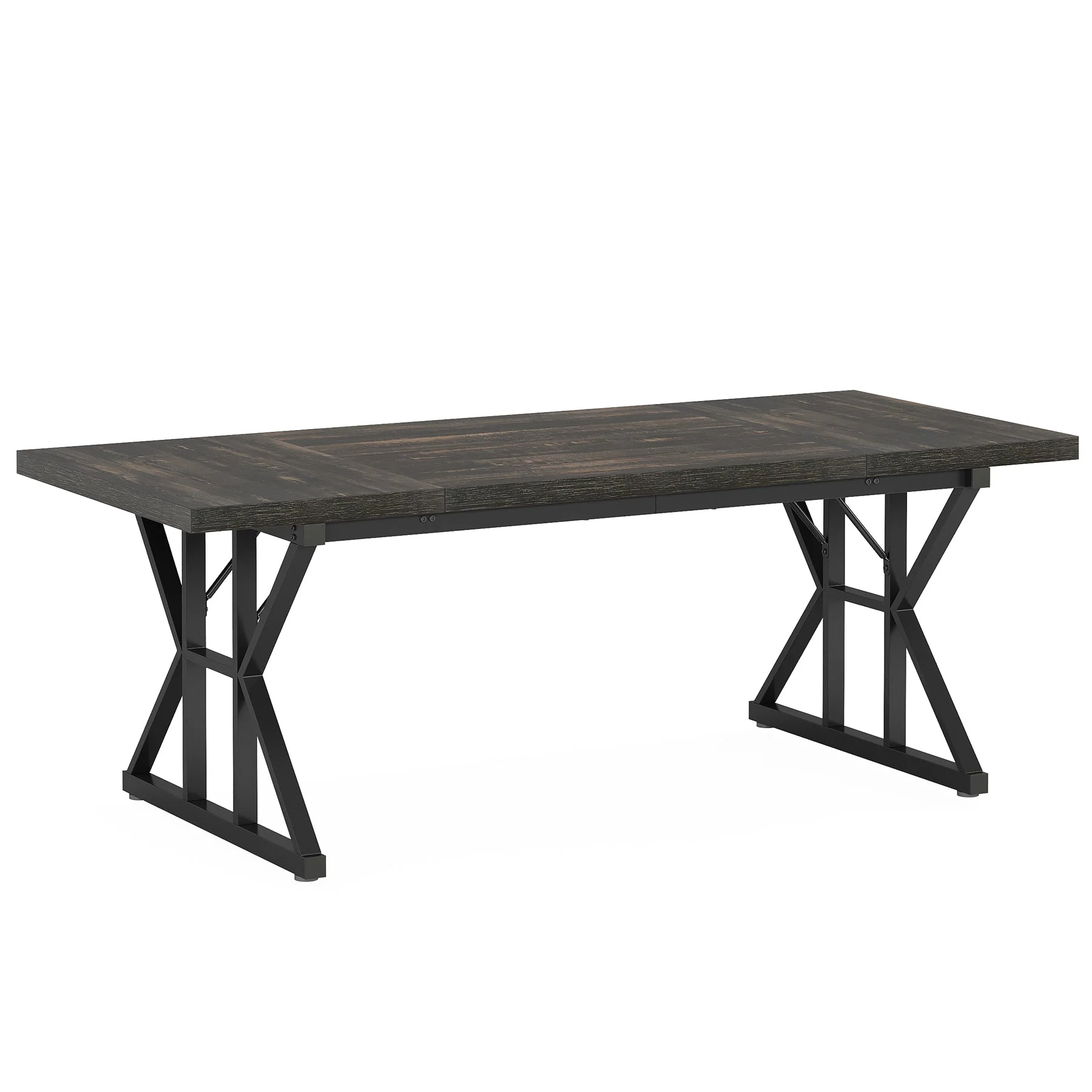 Rectangular Dining Table, Farmhouse 70.8" Kitchen Table for 6 People - Image 16