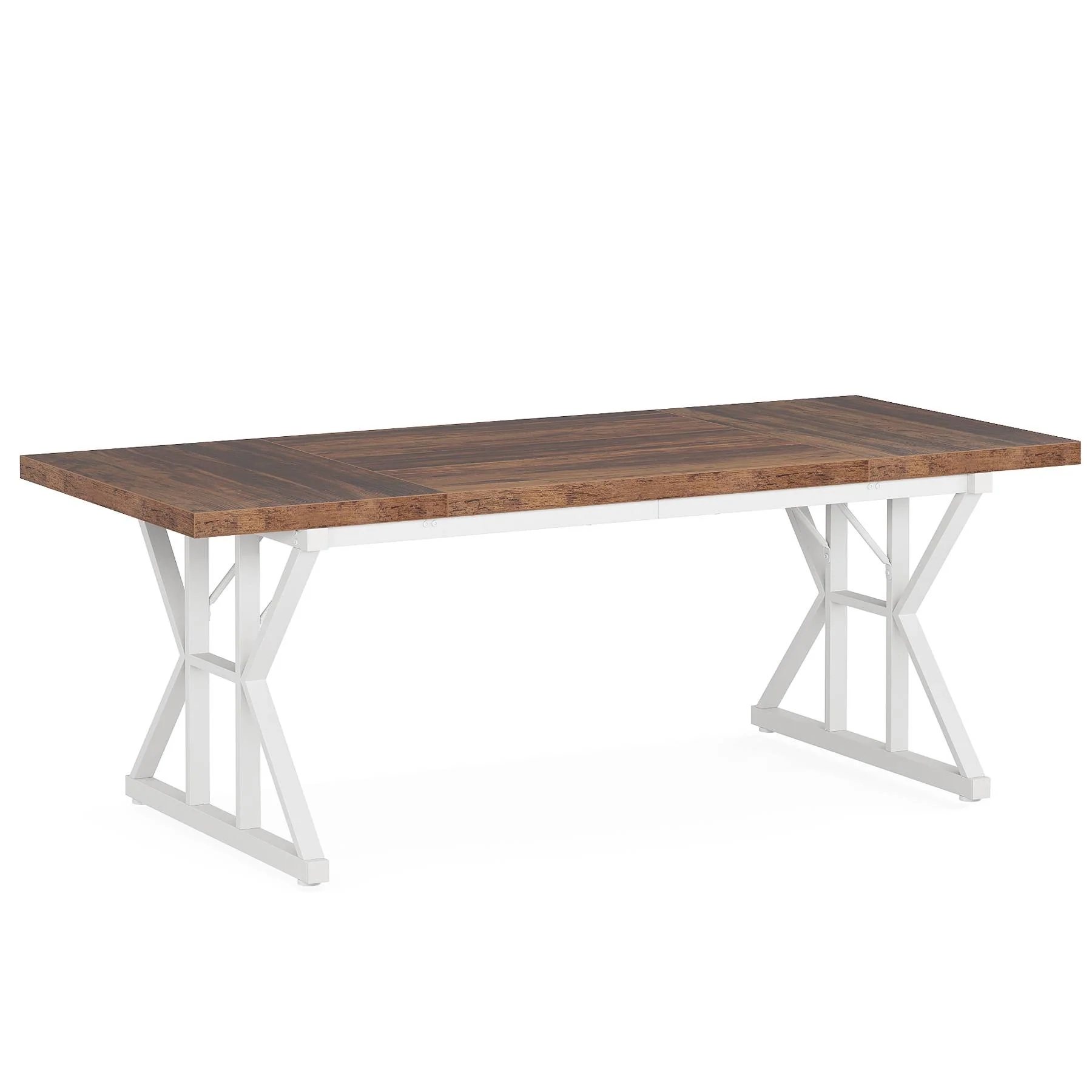 Rectangular Dining Table, Farmhouse 70.8" Kitchen Table for 6 People - Image 19