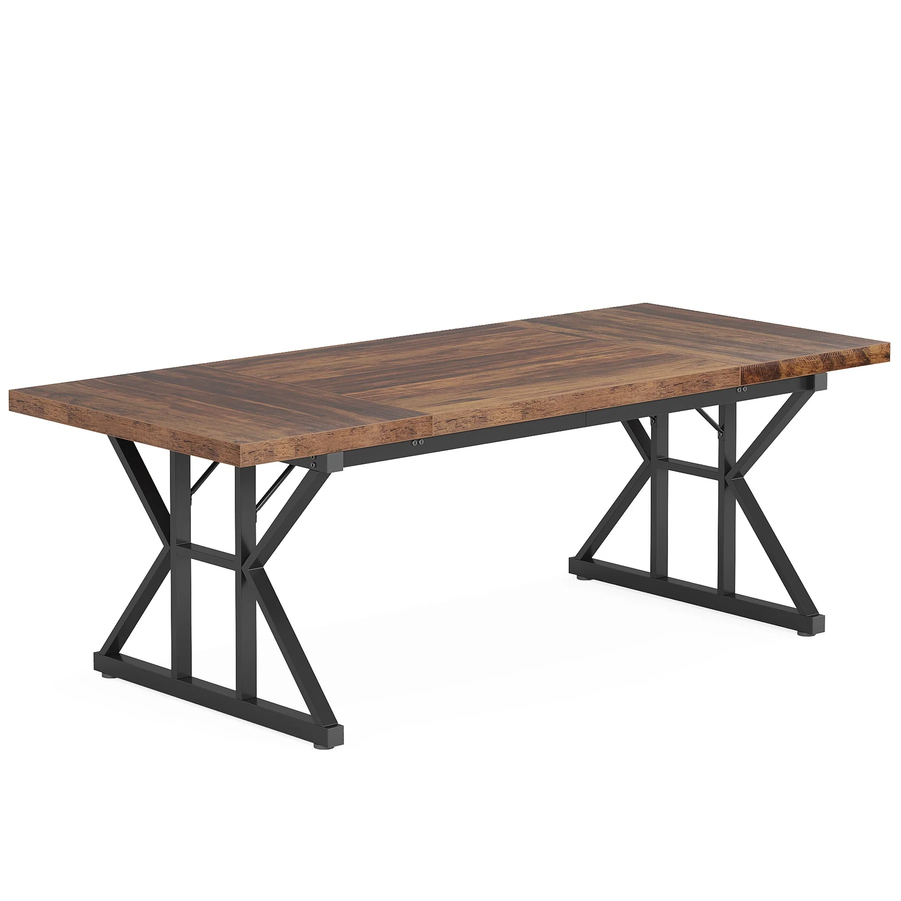 Rectangular Dining Table, Farmhouse 70.8" Kitchen Table for 6 People - Image 20