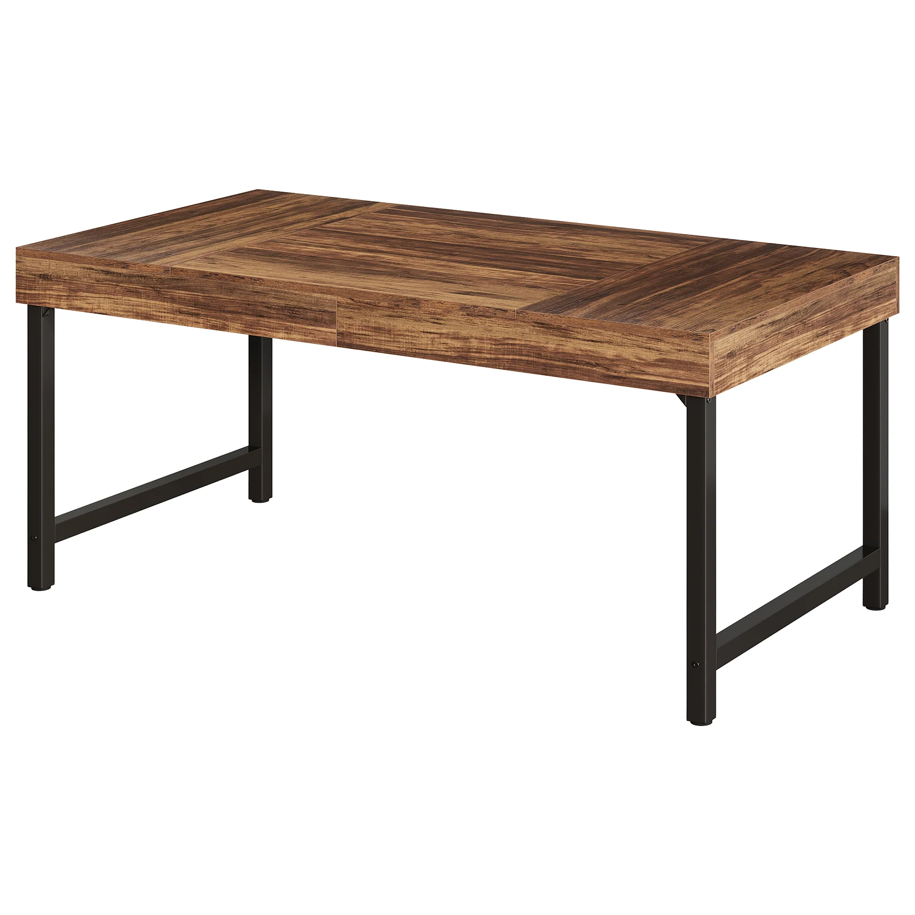 Farmhouse Dining Table, 55" Rectangular Kitchen Dinner Table for 4-6 People - Image 11