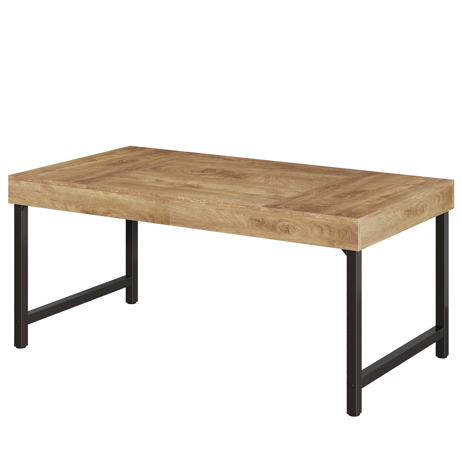 Farmhouse Dining Table, 55" Rectangular Kitchen Dinner Table for 4-6 People - Image 12