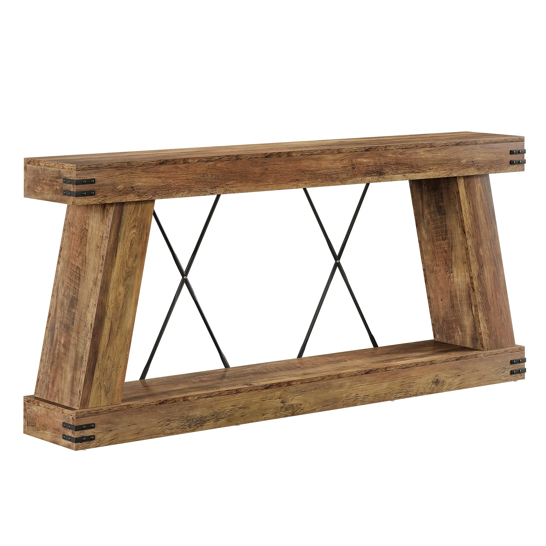 70.9" Console Table, Farmhouse Sofa Entryway Table with Sturdy Base - Image 13