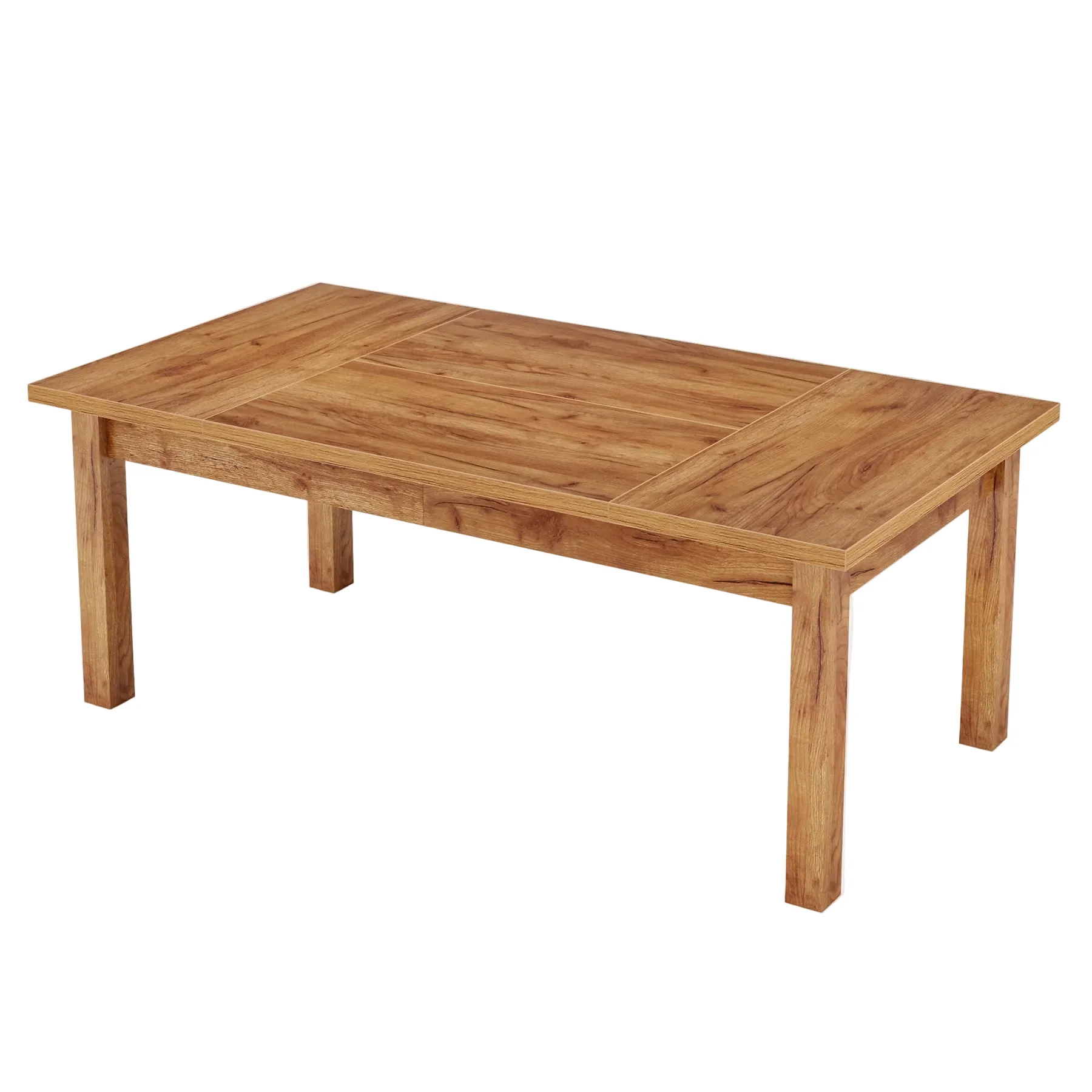 70.9" Wood Dining Table for 6-8 People, Farmhouse Breakfast Table - Image 8
