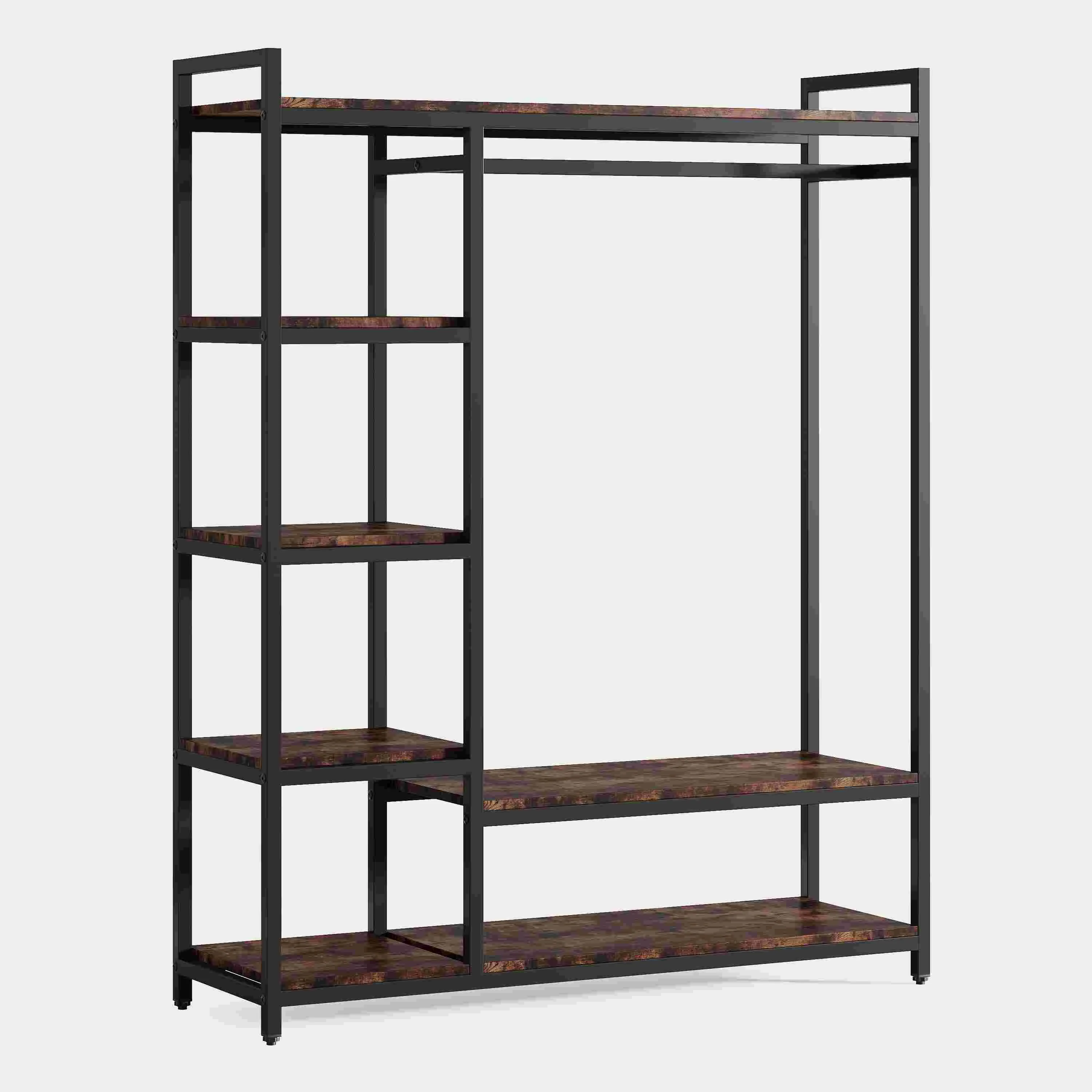 Freestanding Closet Organizer, Garment Rack with 6 Shelves - Image 12