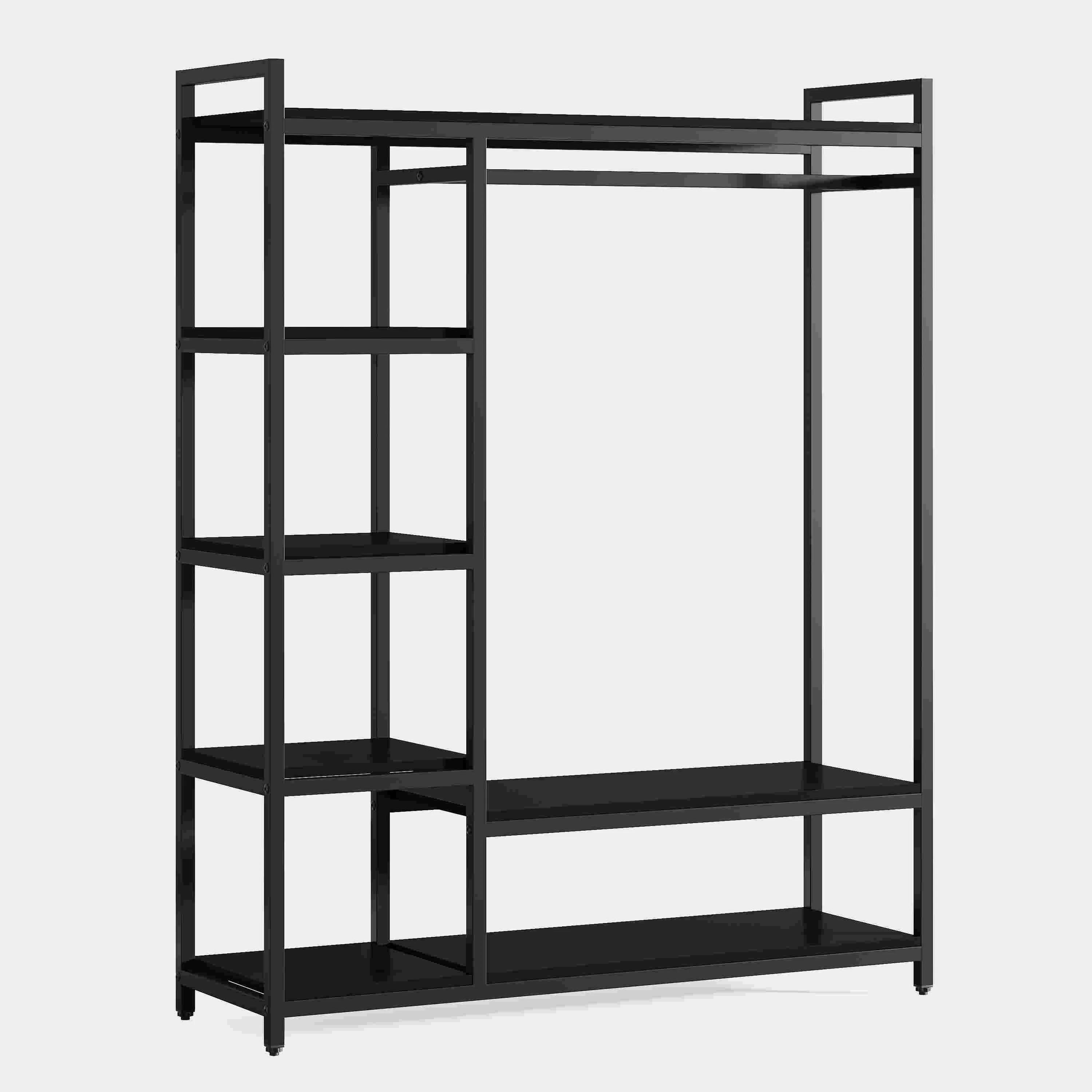 Freestanding Closet Organizer, Garment Rack with 6 Shelves - Image 9
