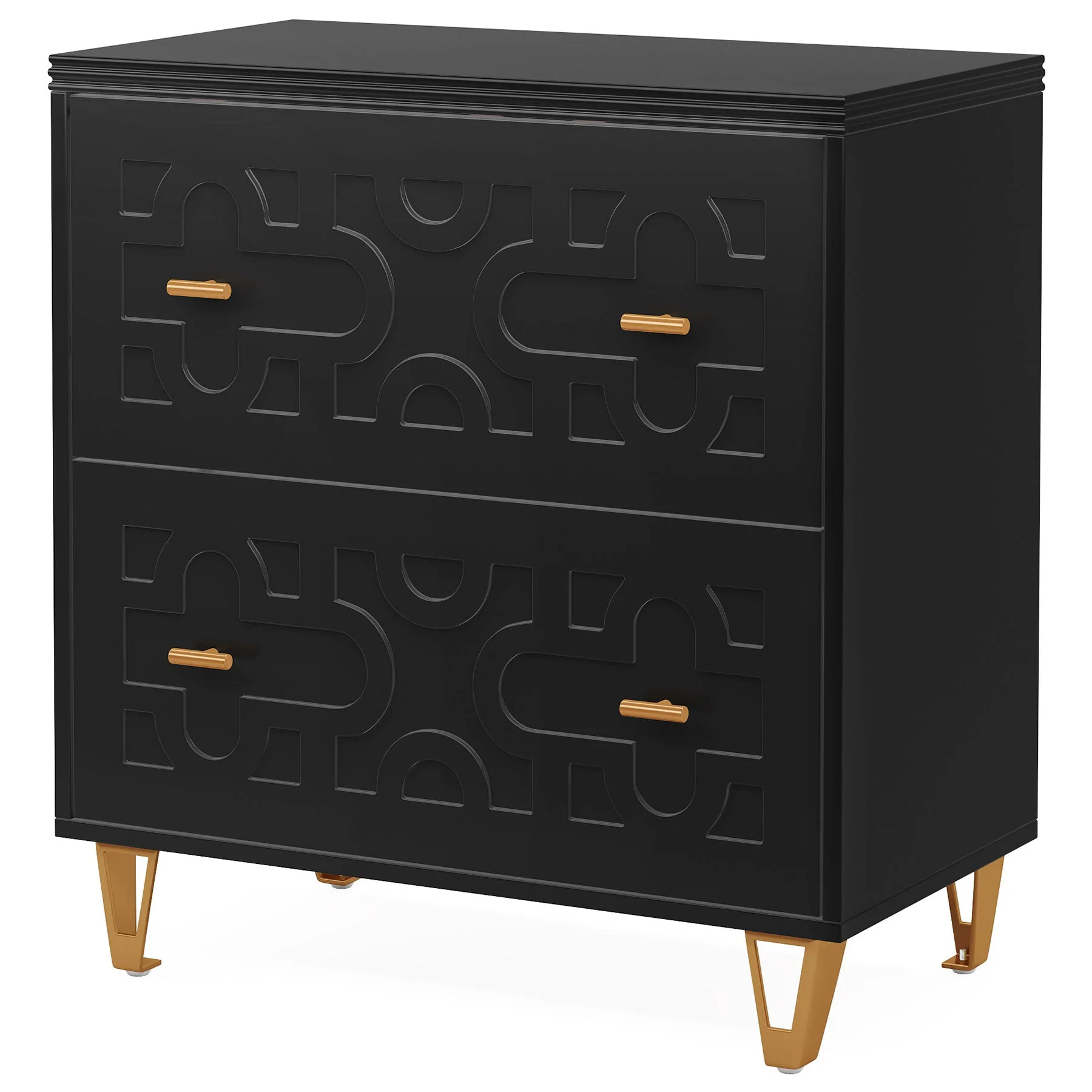 2-Drawer File Cabinet, Modern Storage Filing Cabinet Printer Stand - Image 9
