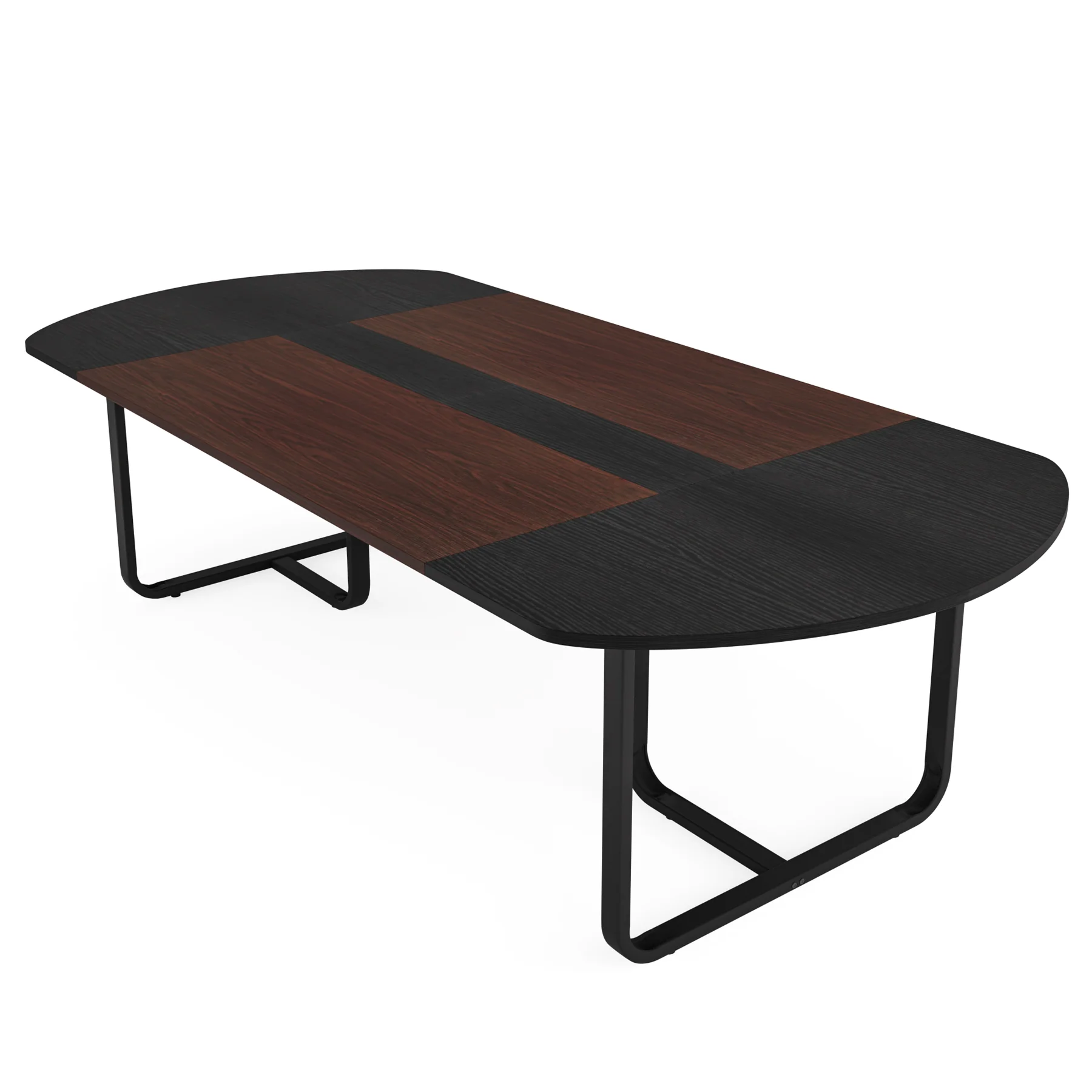 70.86" Oval Dining Table, Modern Kitchen Table for for 6-8 People - Image 8
