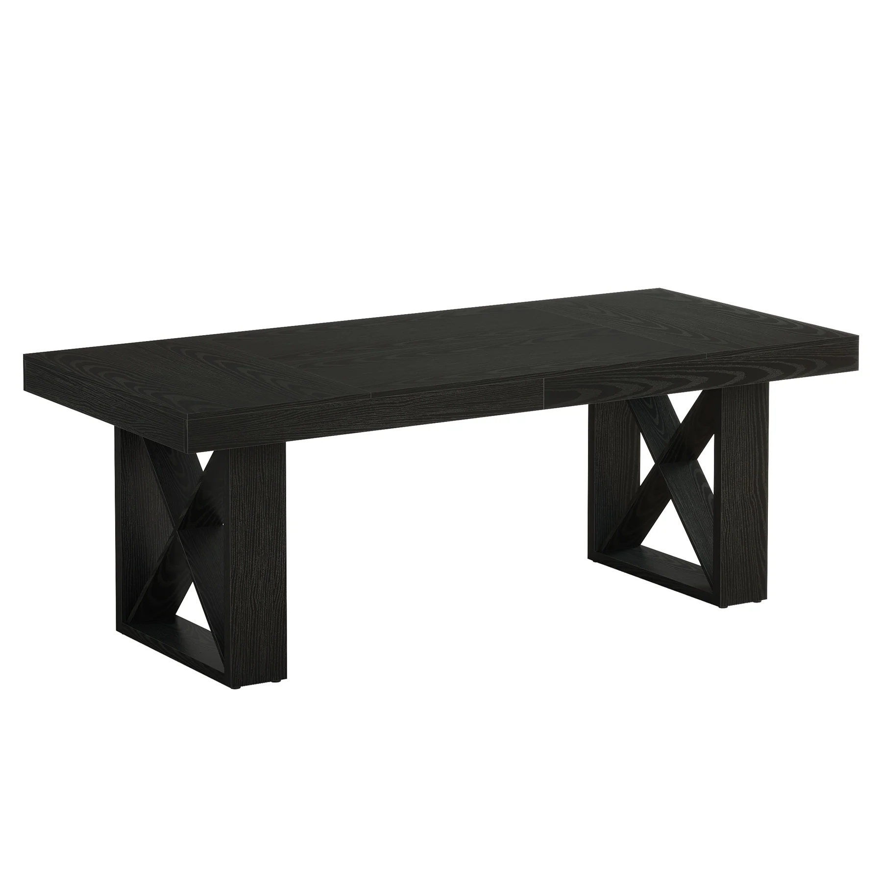 Rectangle Dining Table, 63" Farmhouse Kitchen Table for 4-6 People - Image 10