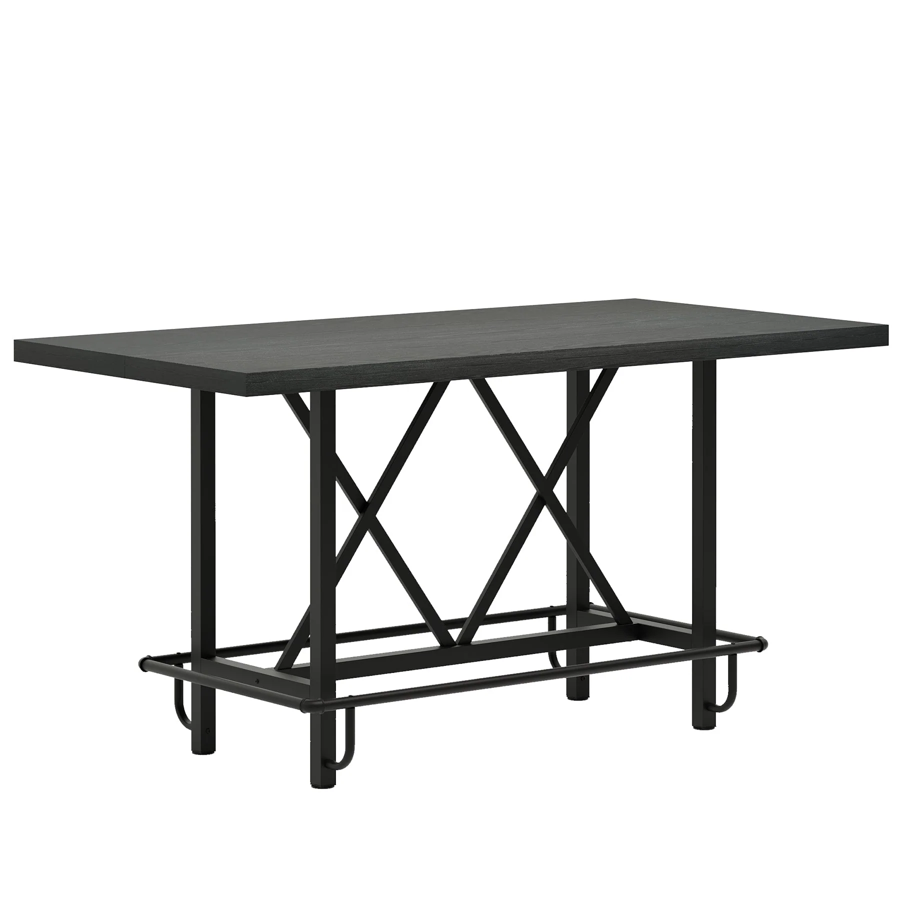 63" Dining Table, Rectangular Kitchen Table for 6 People - Image 11