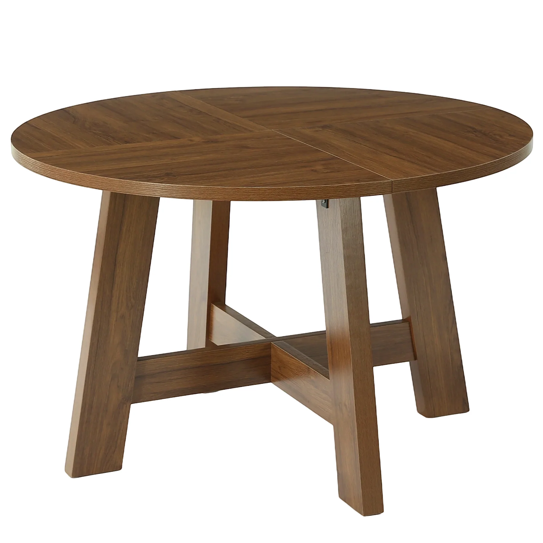 Round Dining Table for 4-6, 47" Kitchen Table with Reinforced Cross Brace - Image 8