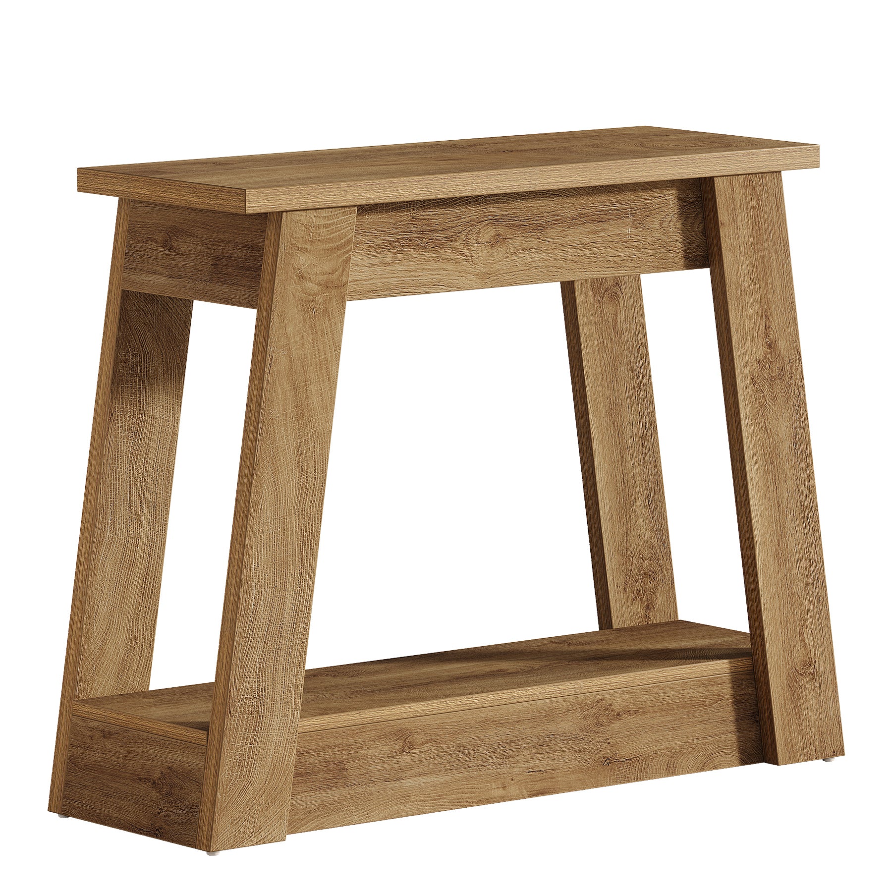 2-Tier End Table, Small Side Table With 2 Storage Shelves for Living Room - Image 10