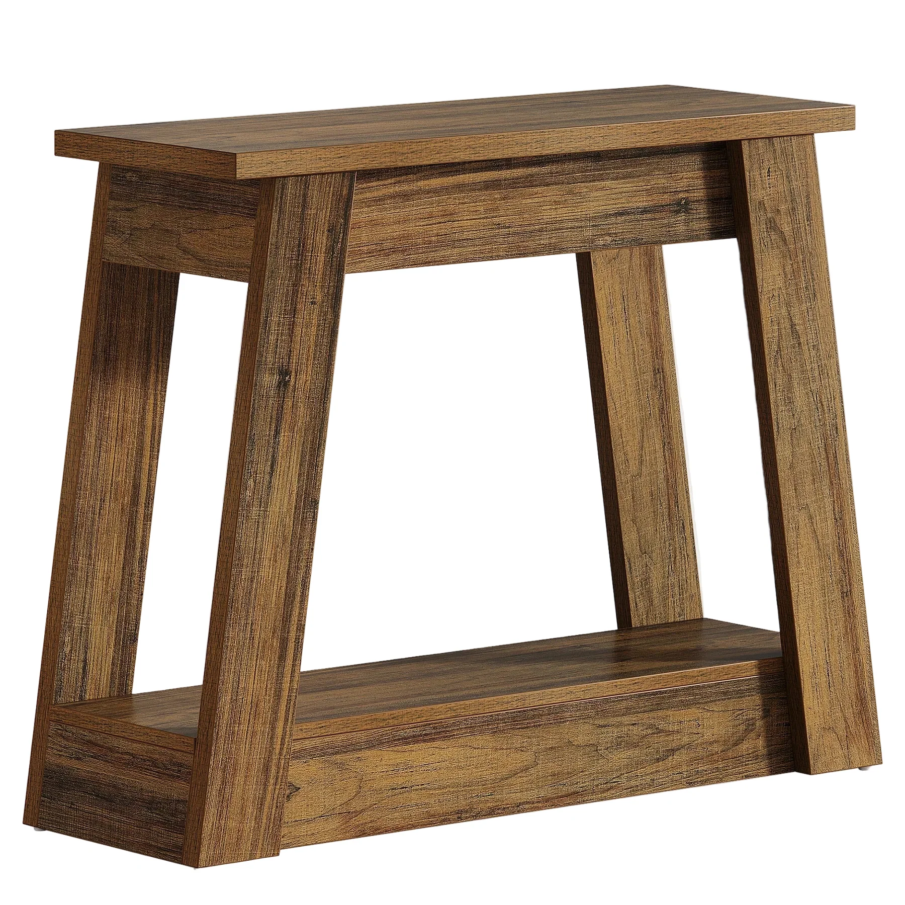 2-Tier End Table, Small Side Table With 2 Storage Shelves for Living Room - Image 13