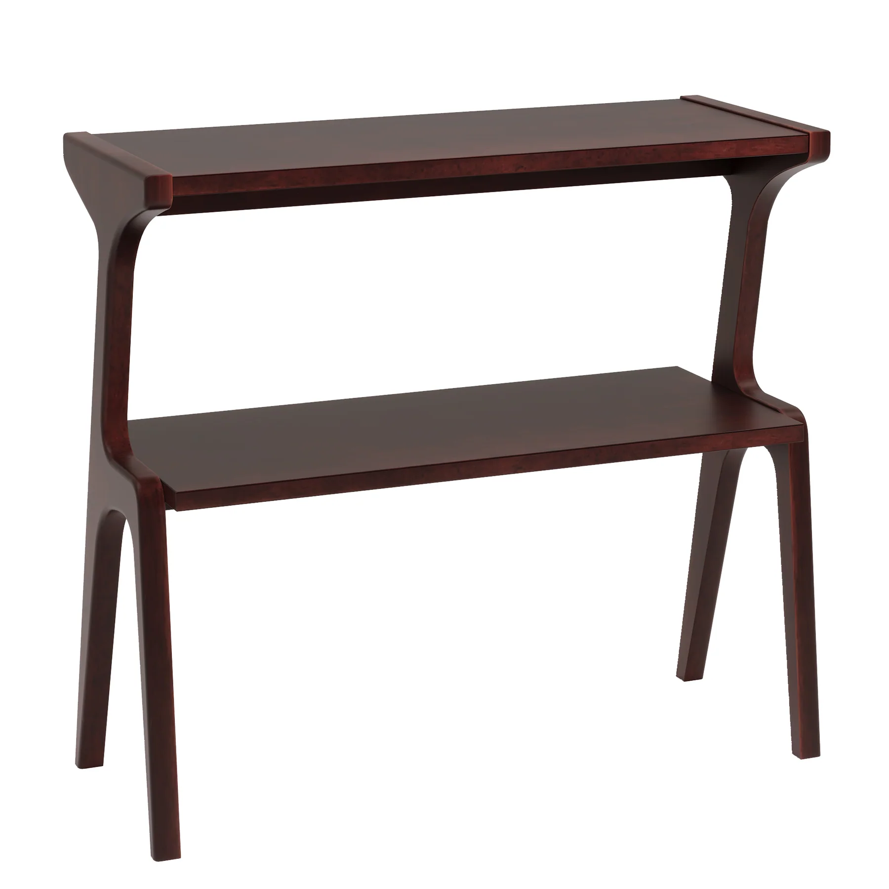 Solid Wood End Table, 2-Tier Sofa Side Table with Storage Shelf for Small Spaces - Image 16