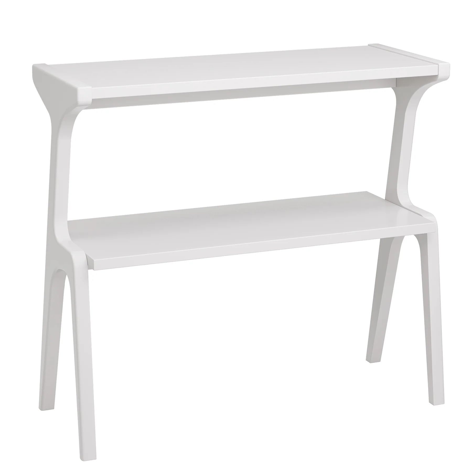 Solid Wood End Table, 2-Tier Sofa Side Table with Storage Shelf for Small Spaces - Image 21