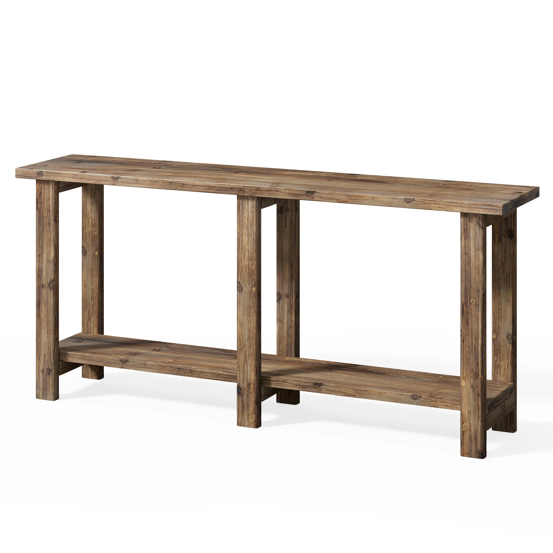 Solid Wood Console Table, 70.9" Sofa Table Behind Couch for Entryway - Image 11