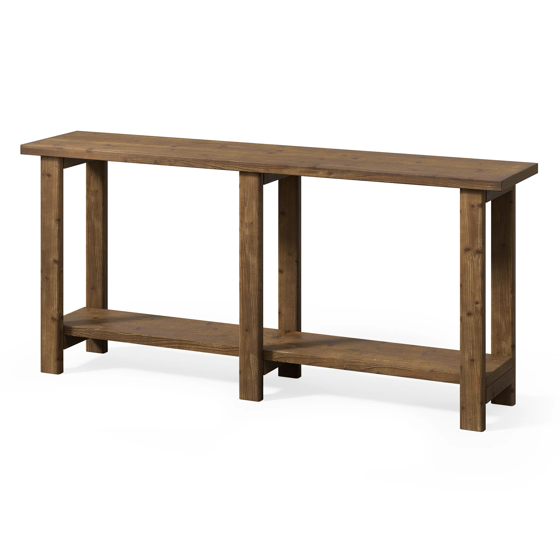 Solid Wood Console Table, 70.9" Sofa Table Behind Couch for Entryway - Image 12