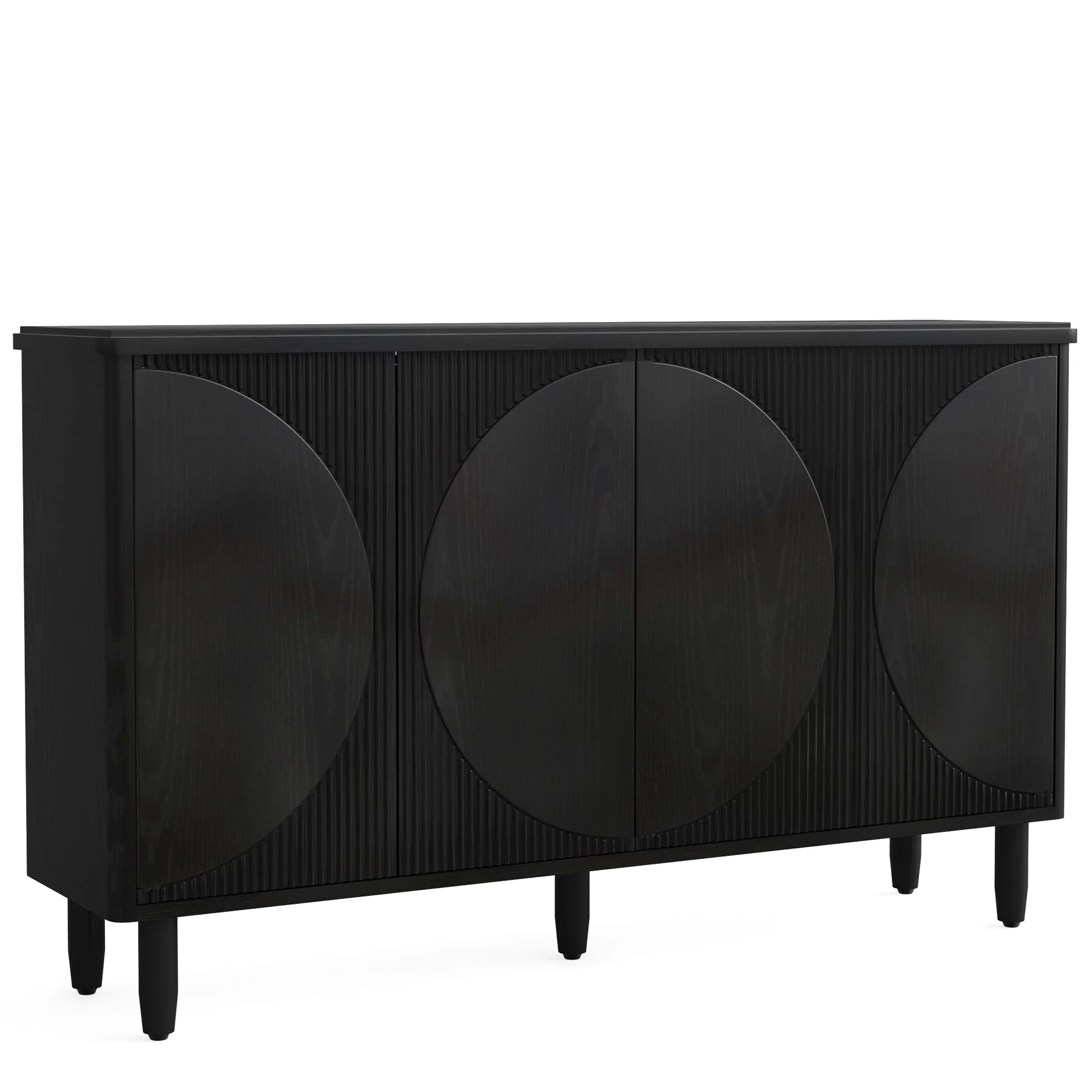 59.4" Sideboard Buffet, Modern Credenza Storage Cabinet with Doors for Kitchen - Image 12