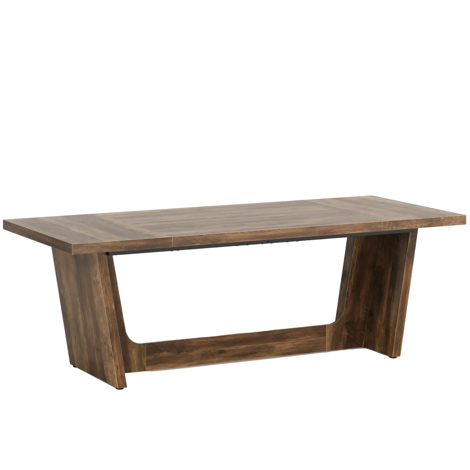 70.8-Inch Executive Desk, Wood Study Computer Desk Writing Table - Image 11