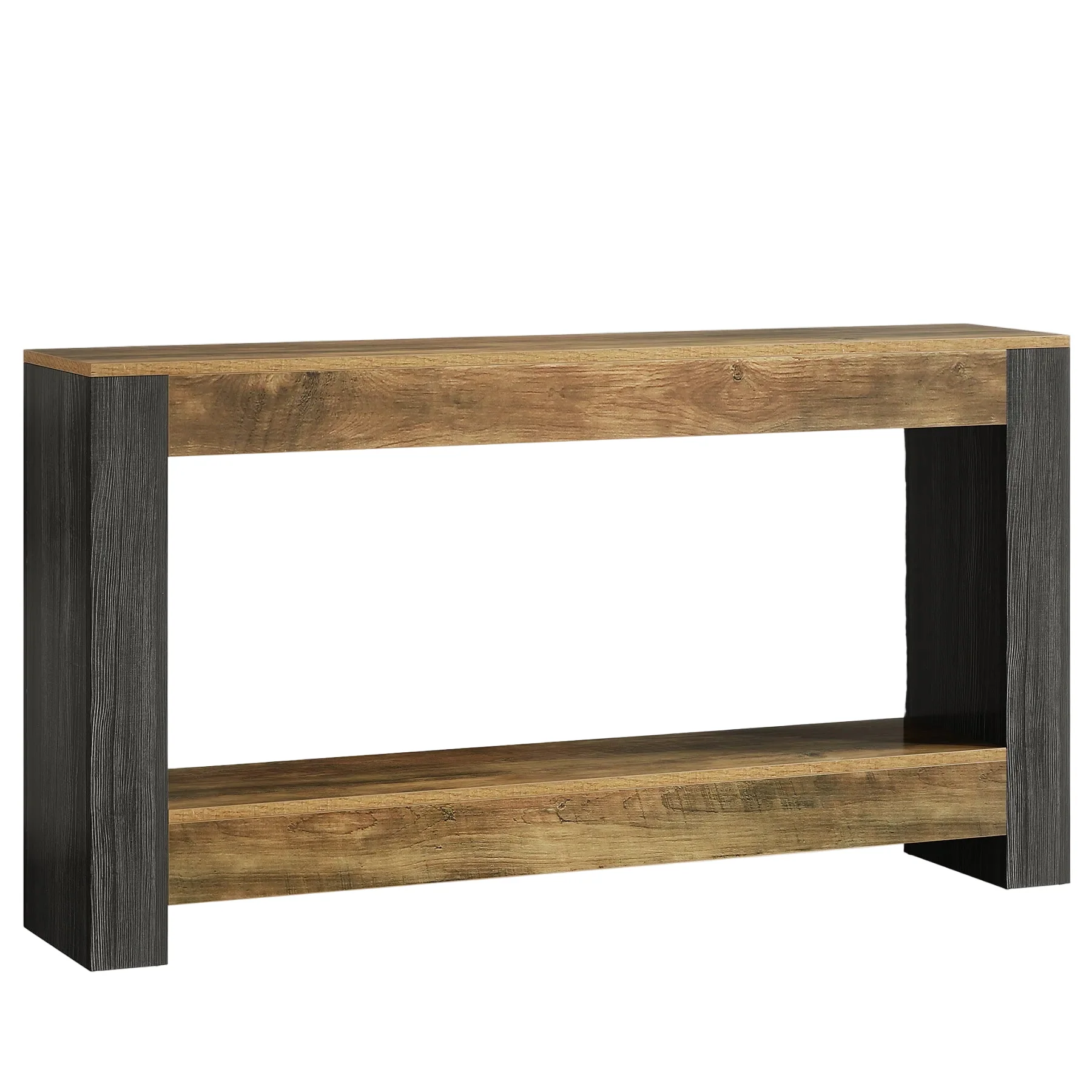 63" Console Table, Farmhouse Wood Sofa Table Behind Couch - Image 7