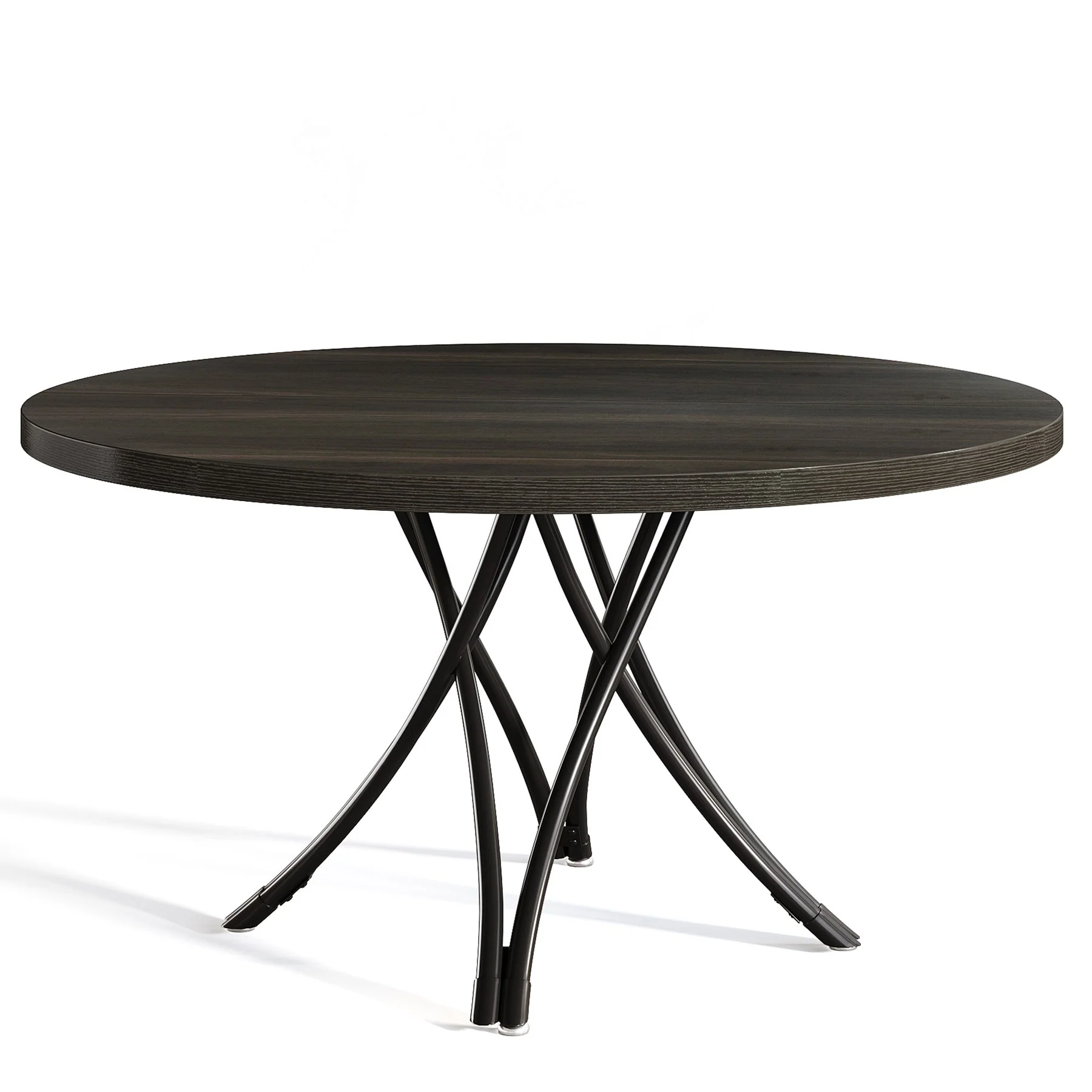 47" Round Dining Table, Modern Circle Kitchen Table for 4 - Image 7