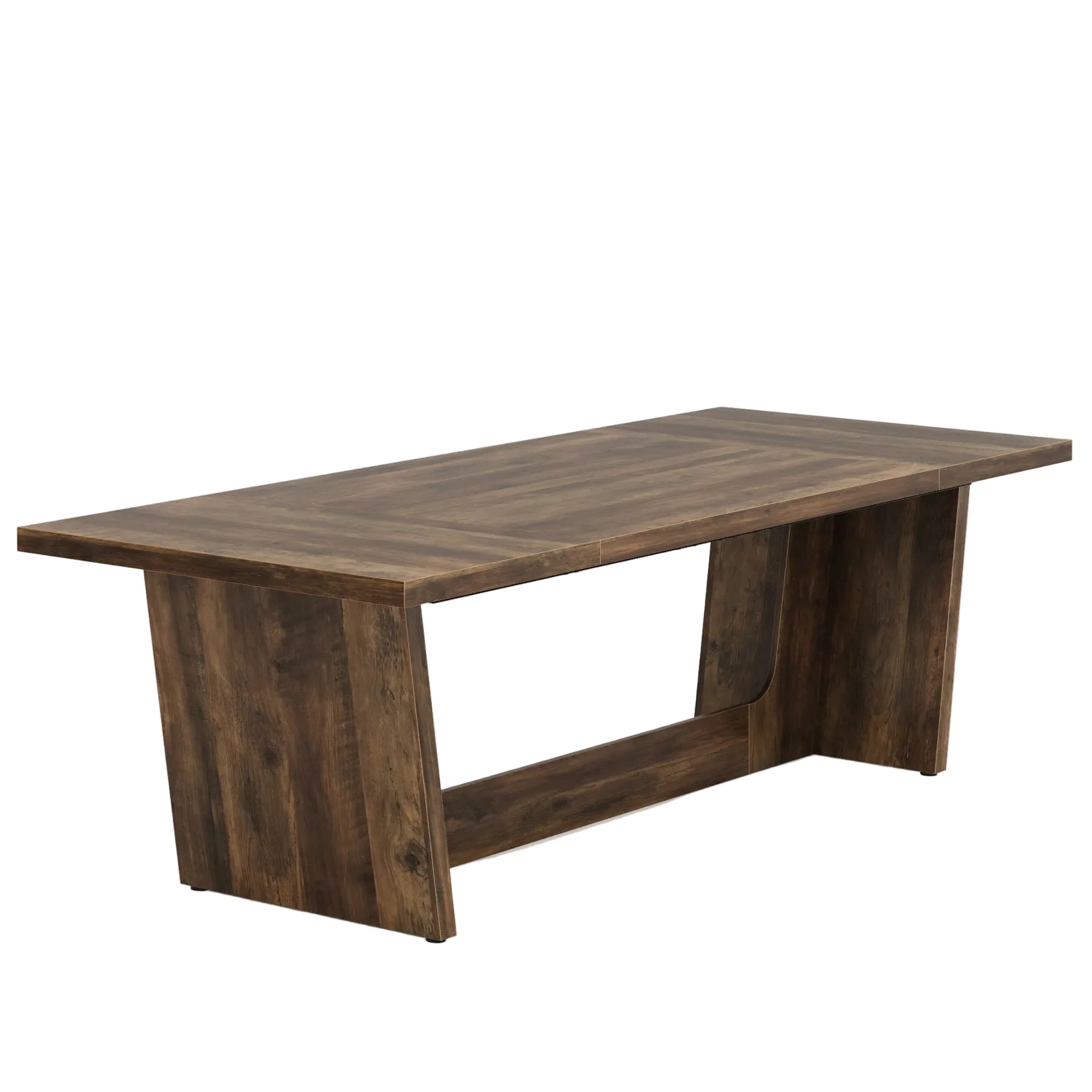 70.8-Inch Dining Table, Wood Farmhouse Kitchen Table for 4-6 - Image 12