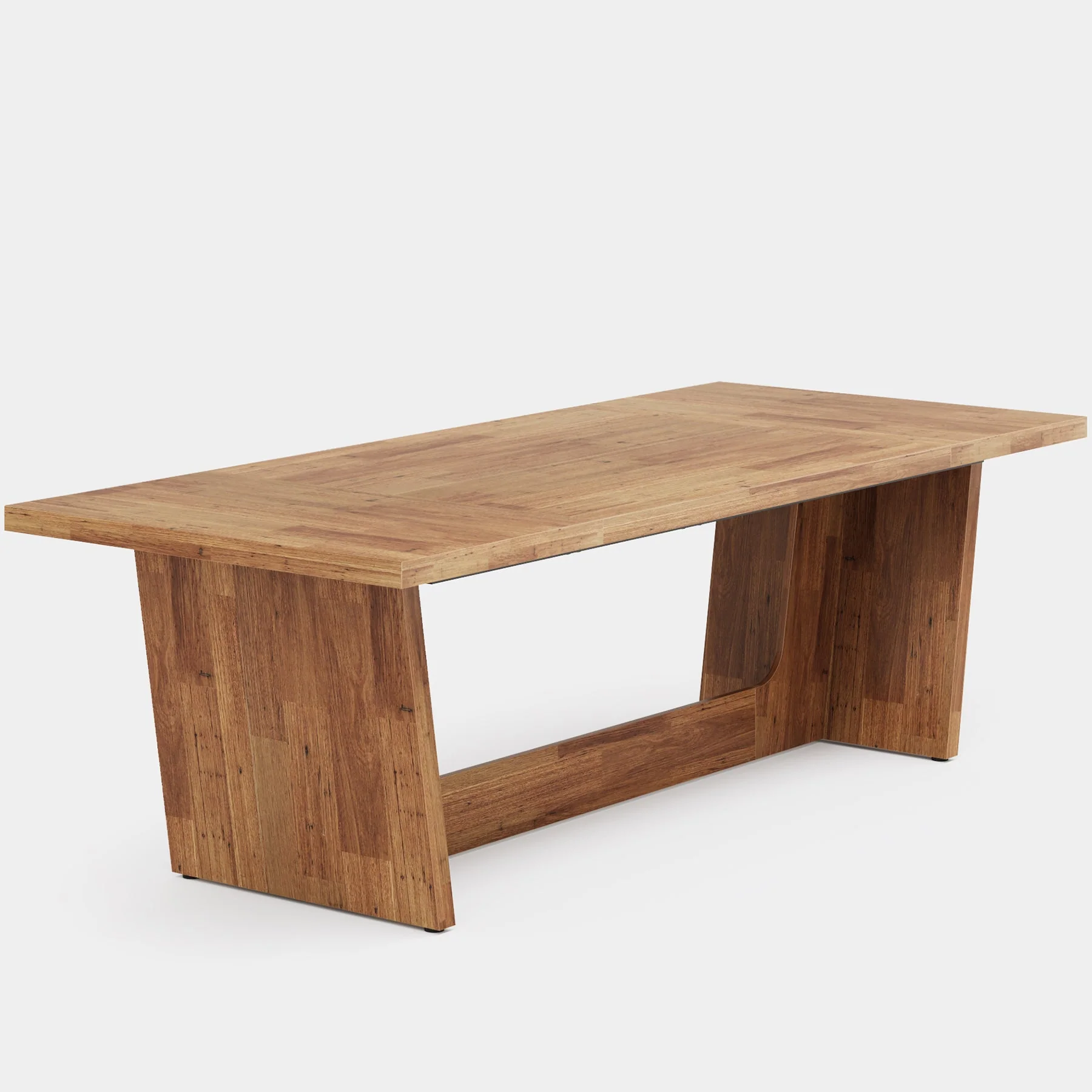70.8-Inch Dining Table, Wood Farmhouse Kitchen Table for 4-6 - Image 9