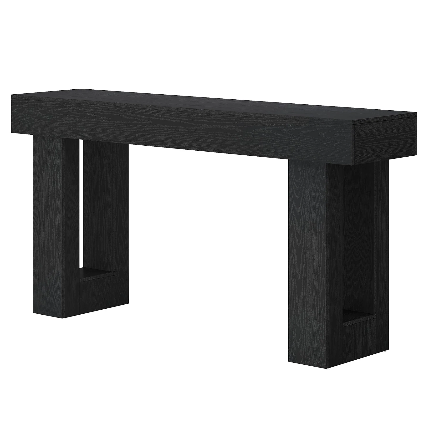 Wooden Sofa Table, 63-Inch Modern Console Table For Living Room - Image 18