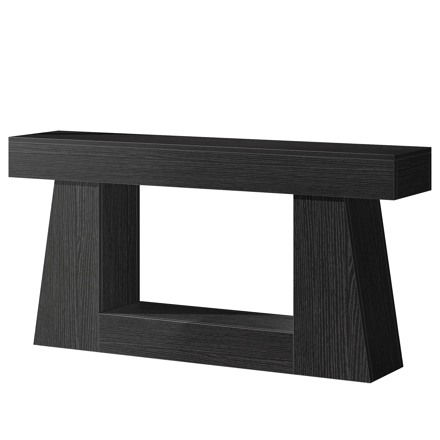 63" Console Table, Wooden Sofa Table Hallway Table - Image 8