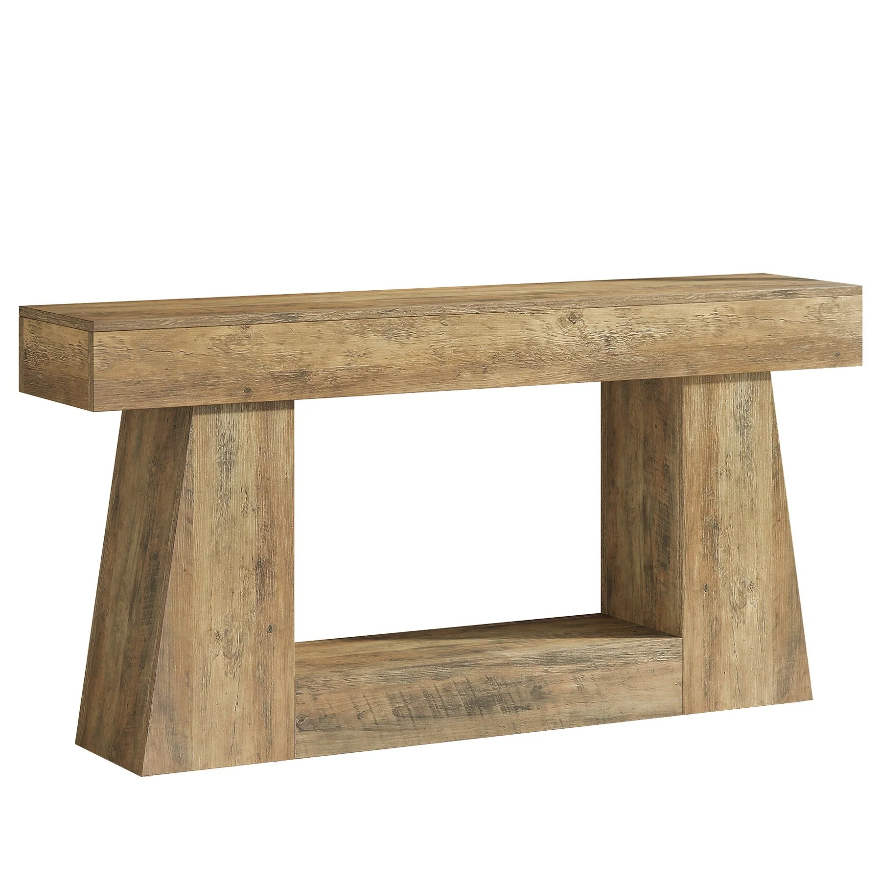 63" Console Table, Wooden Sofa Table Hallway Table - Image 9