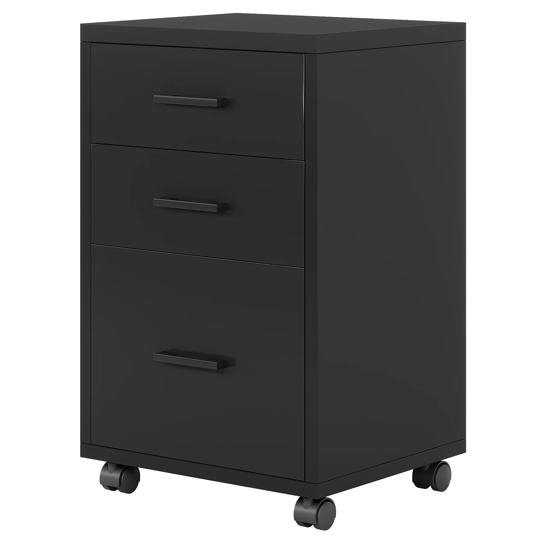 3-Drawer File Cabinet, Modern Rolling Printer Stand for Home Office - Image 14