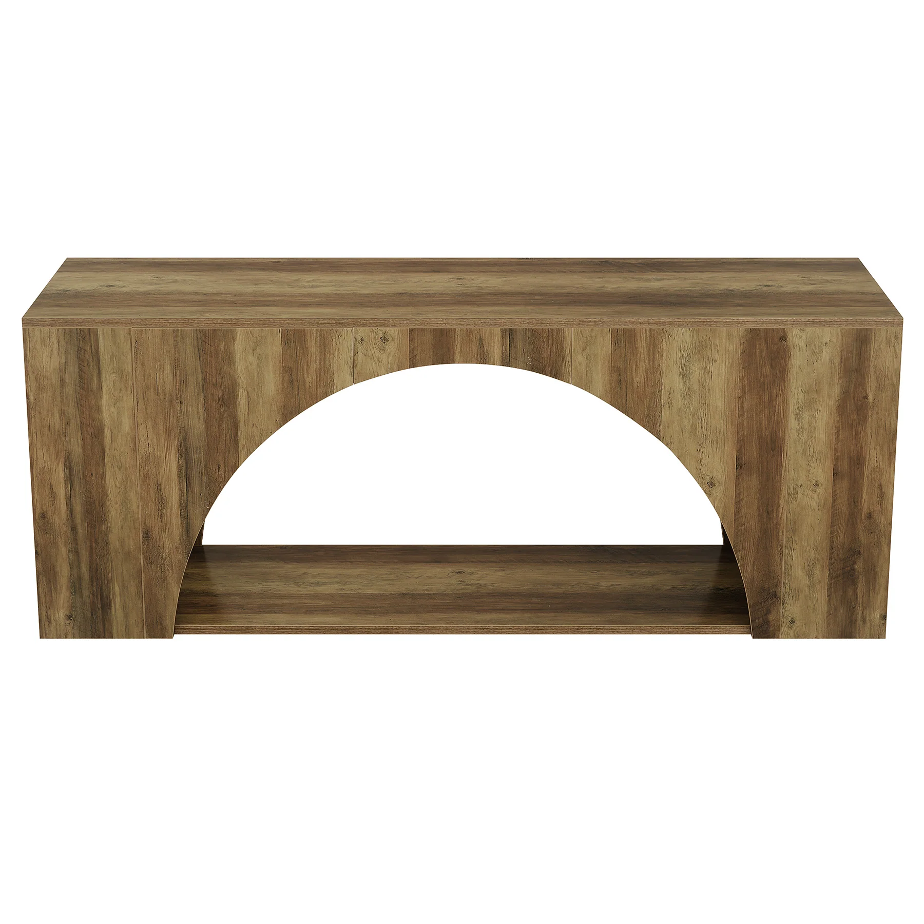 Tribesigns 63" Wood TV Stand, Media Console with Shelves for Living Room - Image 11