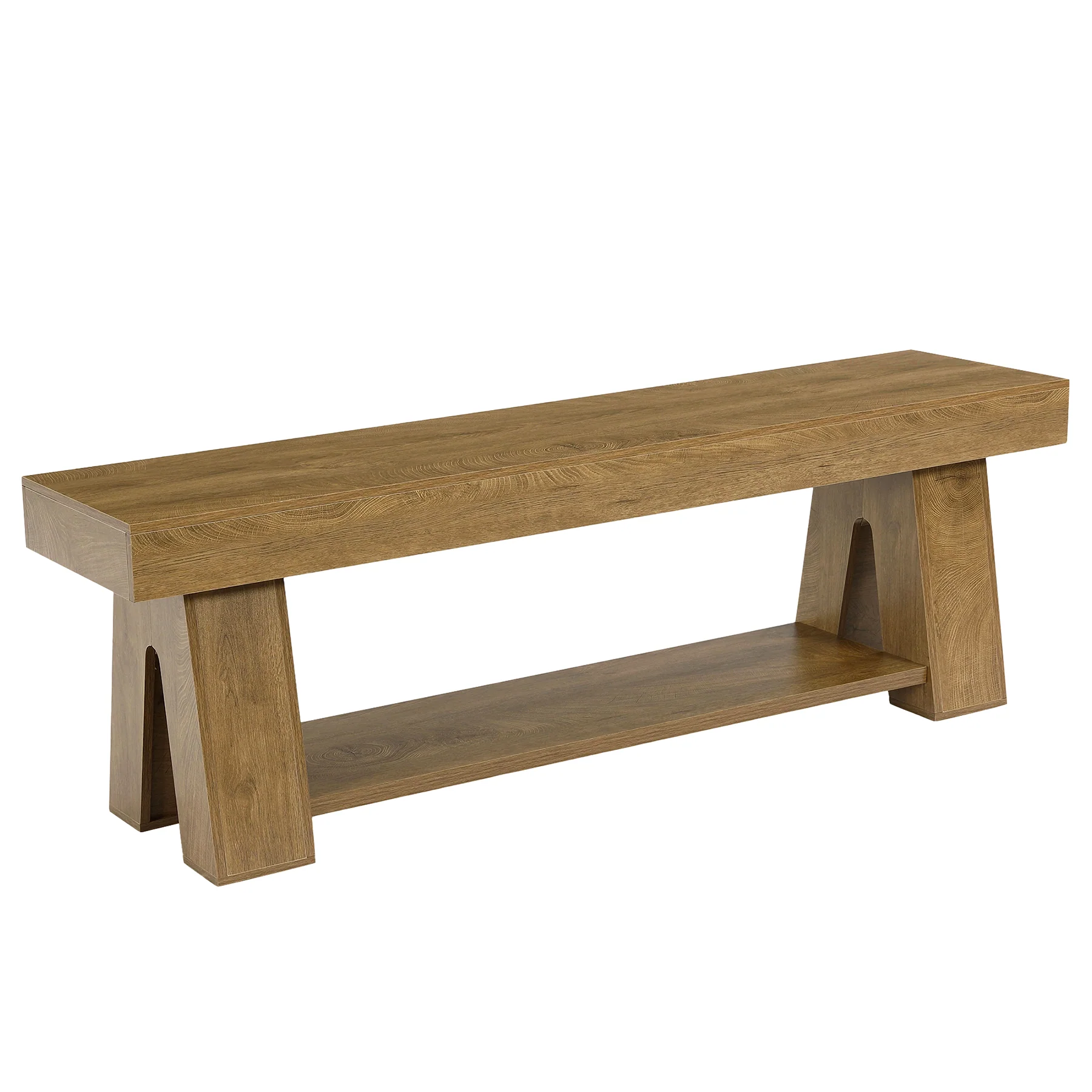 Tribesigns 63-Inch TV Stand for TVs up to 65 Inch, Wooden Media Console with Open Shelf - Image 11