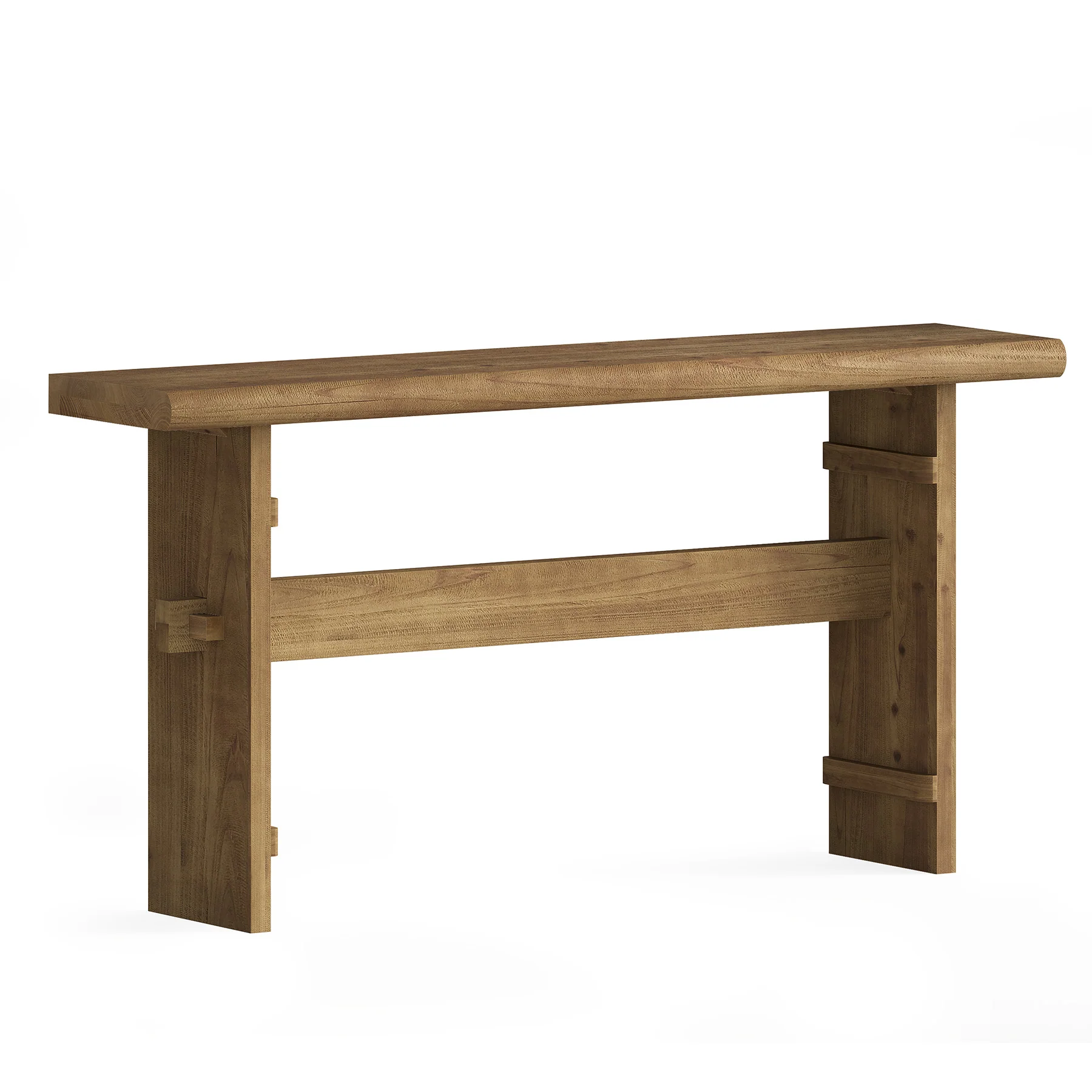 63" Console Table, Wood Entryway Table Sofa Table Behind Couch - Image 12